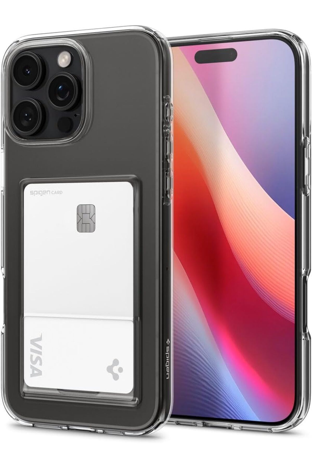 STOREMAX nffashopm iPhone 16 Pro Kılıf Crystal Slot Crystal Clear - ACS08144 storestarx 1051353