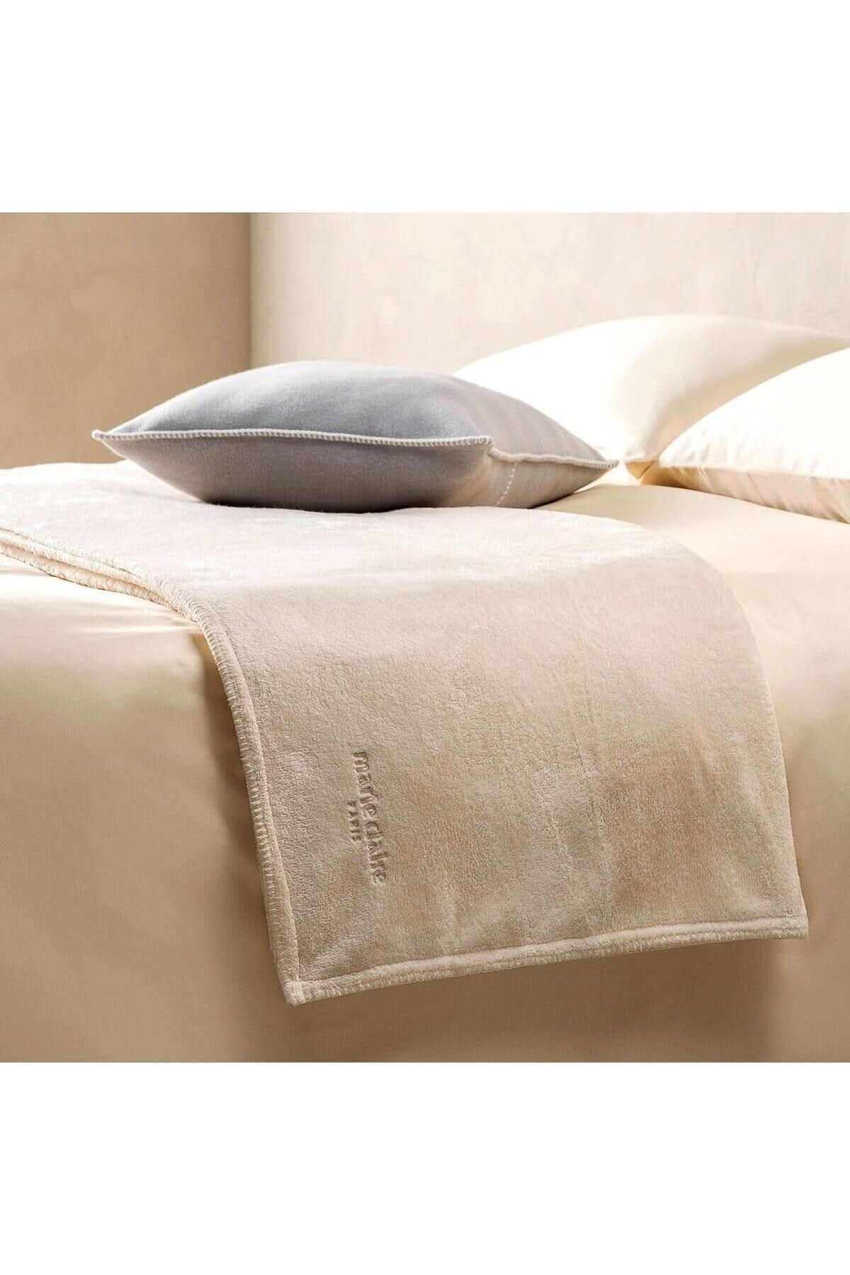 STOREMAX nffashopm Claire Cozy Tek Kişilik Battaniye 160X200 Bej storestarx 1051353