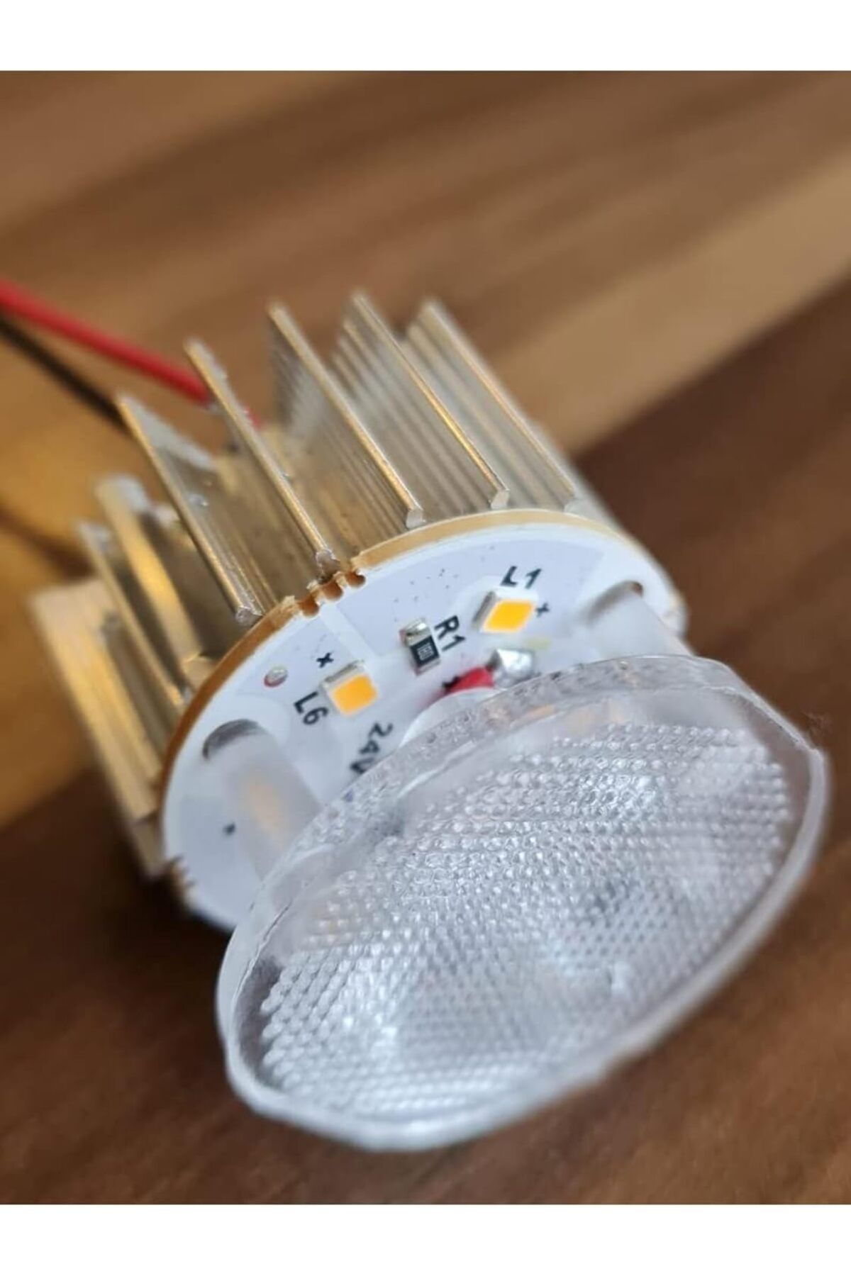yenibagshop 24v Dekoratif Yuvarlak Tente Iç Led Armatür (3000K GÜN İŞIĞI, 10LU PAKET)