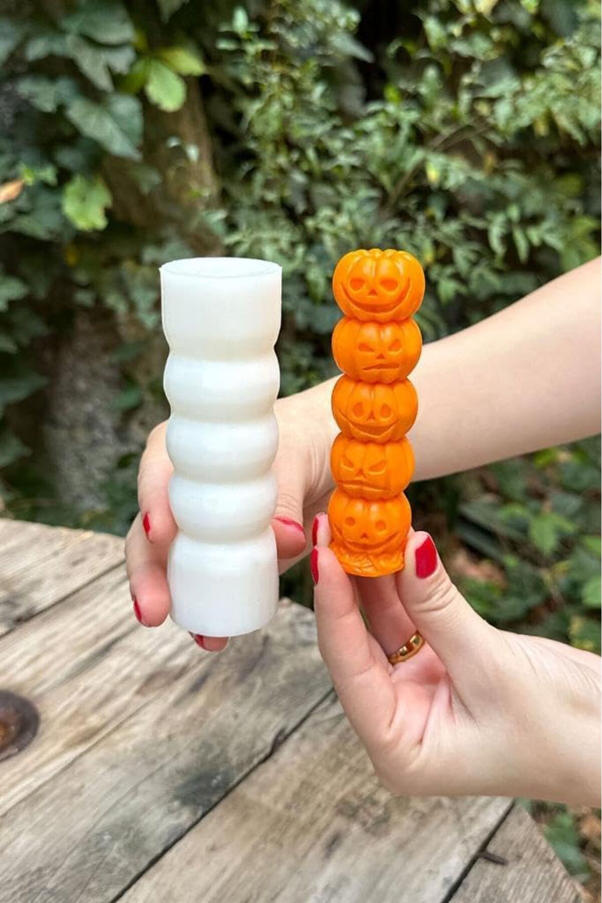 yenibagshop Concept Kabak Totem Tekli Mum Kalıbı (Silikon) 1 Adet