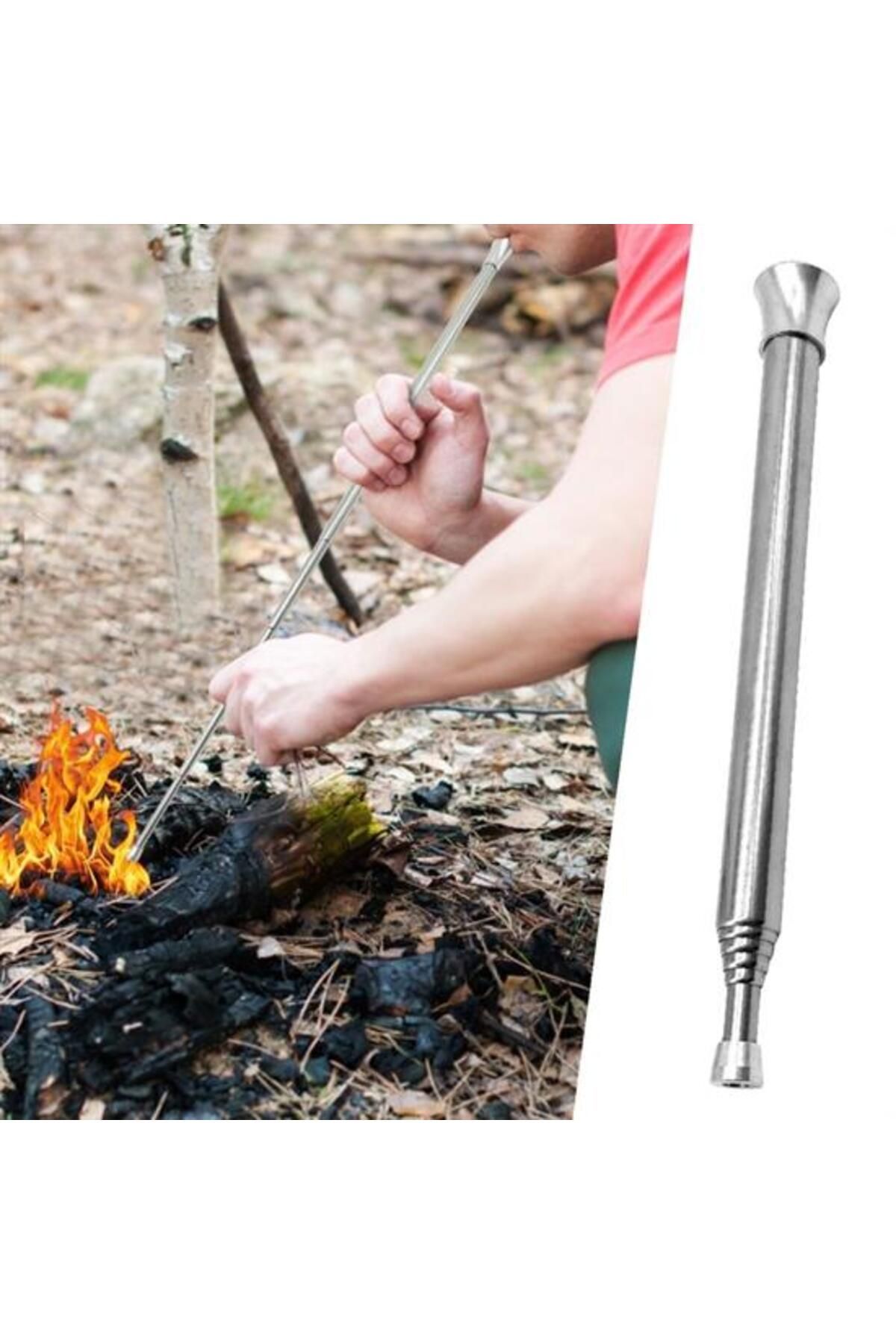 STOREMAX buymxx Teleskopik Ateş Başlatıcı Outdoor Üfleme Borusu 63 Cm desiny 1082424