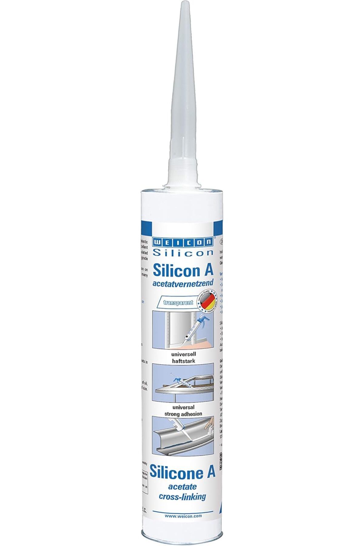 STOREMAX mrttnca Silikon A | 310 ml | Şeffaf | Son derece elastik evrensel yapıştırıcı trndymrt 1087243