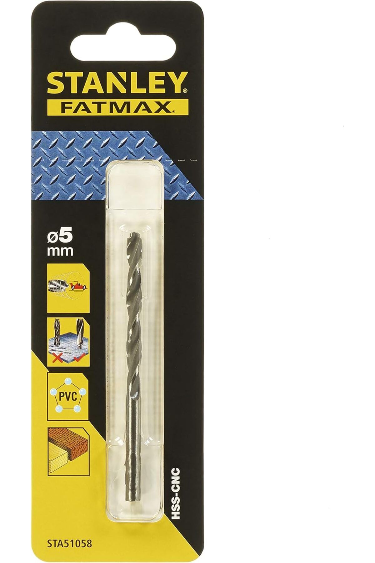 STOREMAX srhtDS Sta51058/Qz Metal Matkap Ucu, Metalik, 1 Adet, 5 Mm Desing 266450