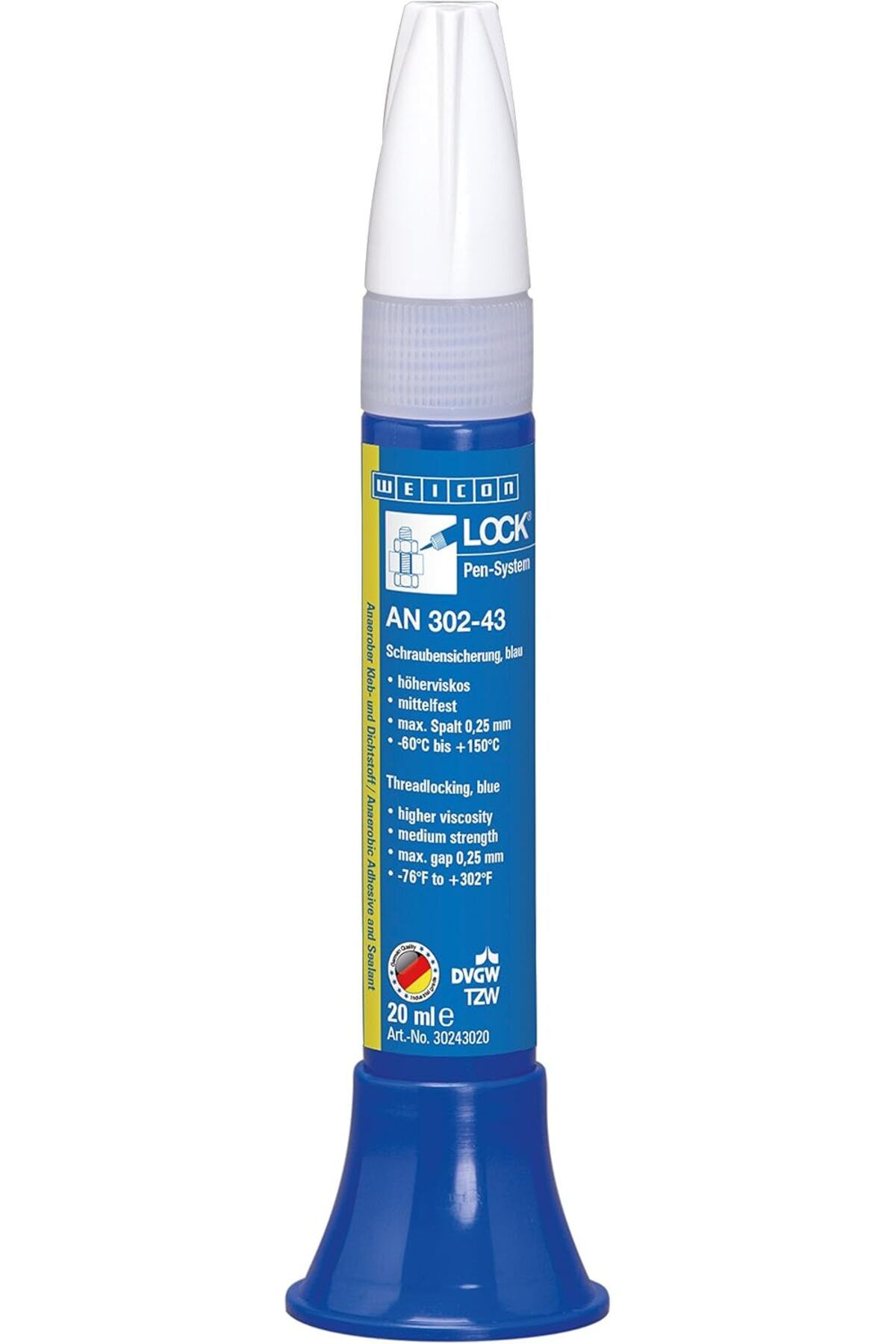 MCreative AN 302-43 | 20 ml | Endüstriyel Yapıştırıcı ve Sızdırmazlık Malzemesi | Boru ve Flanş Sızdırmazlığı