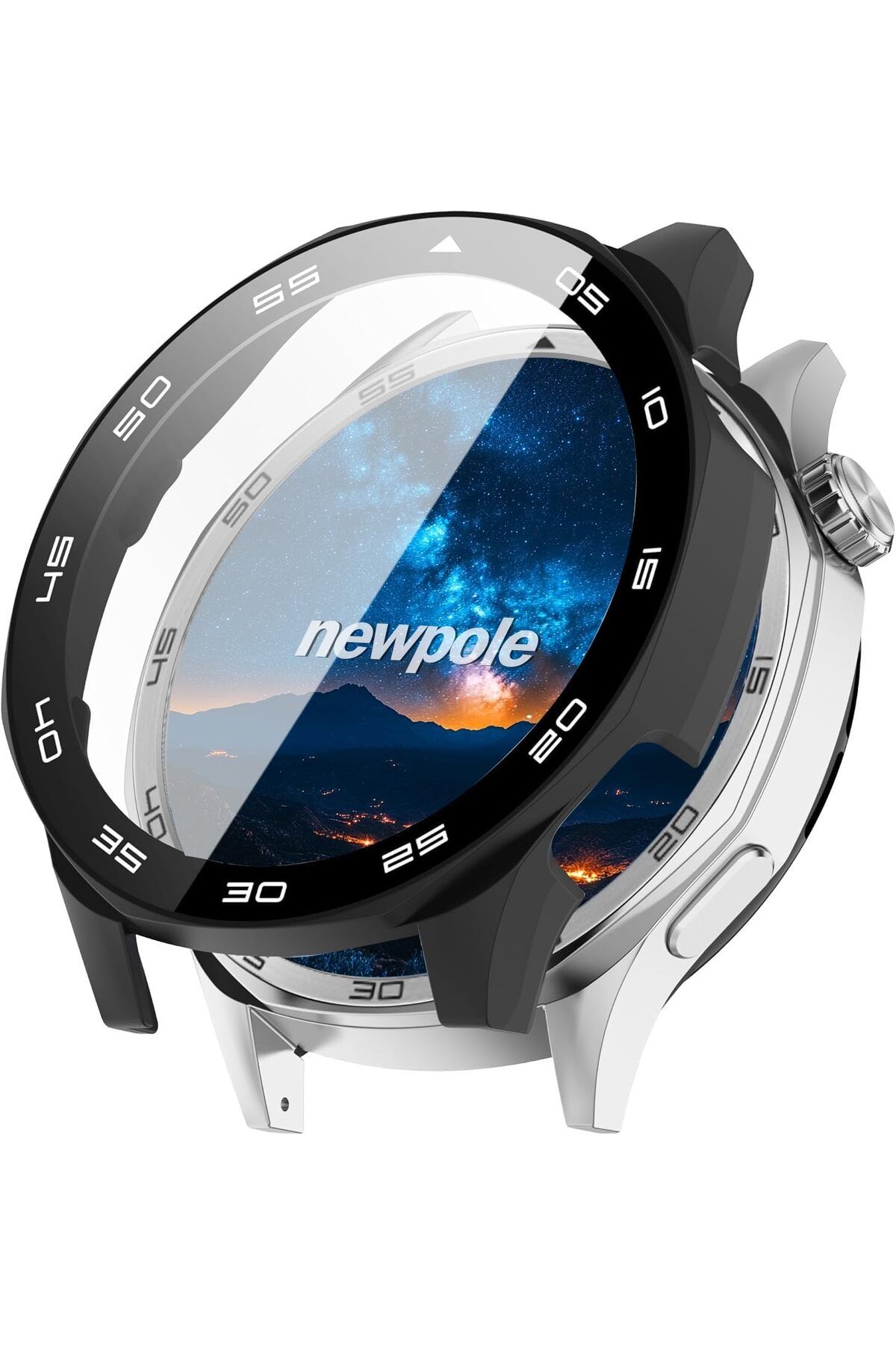 STOREMAX htpshopmx Watch GT5 46mm İçin Watch Ekran Koruyucu Kırılmaz Cam ve Tam Kaplayan Watch Kasa Koruy