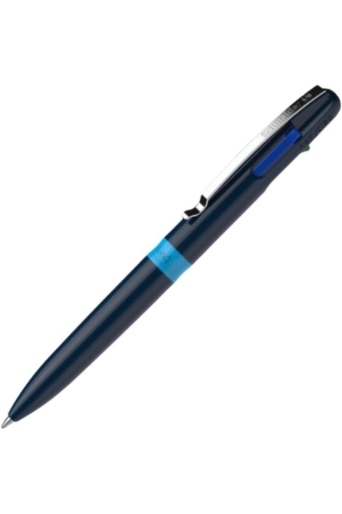 STOREMAX cmllashop Take For Promo - 4 Renkli Tükenmez Kalem (Mavi Yeşil Kırmızı Siyah) Plastik Gövde Ko