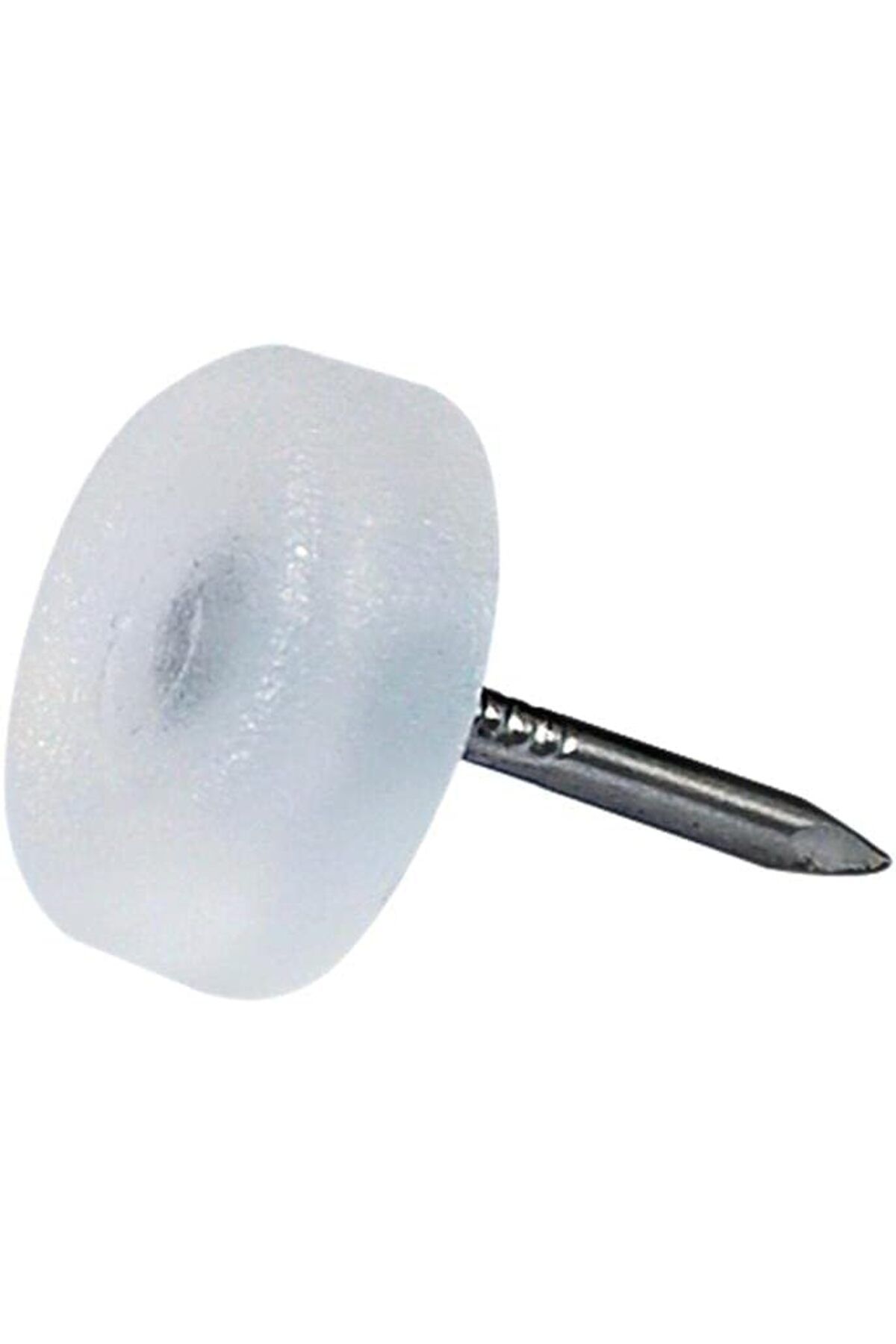 STOREMAX cmllashop Çivili Masa Sandalye Zemin Koruyucu Plastik Şeffaf Beyaz 25'li Çap 16 mm 542093
