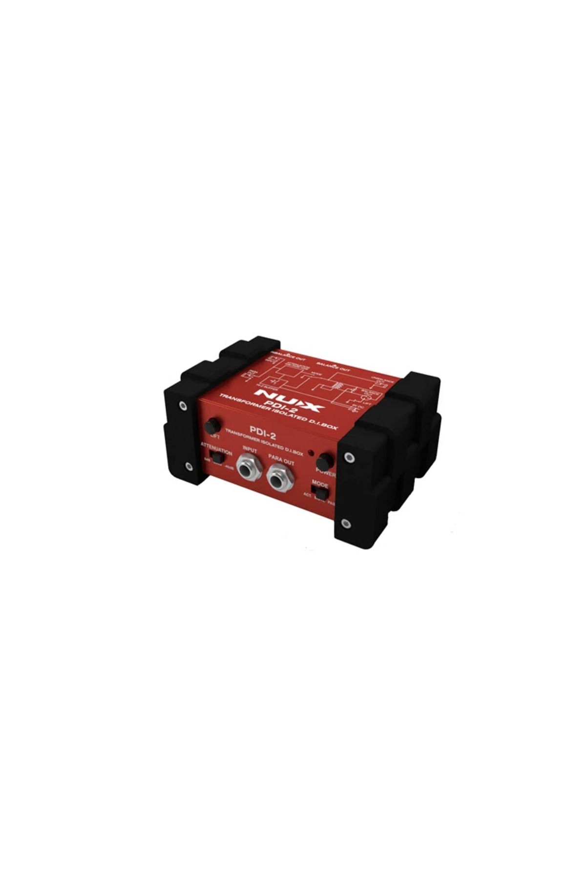 onlinebutik NUX Transformer Isolated DI Box Aktif DI Box CH-PDI2