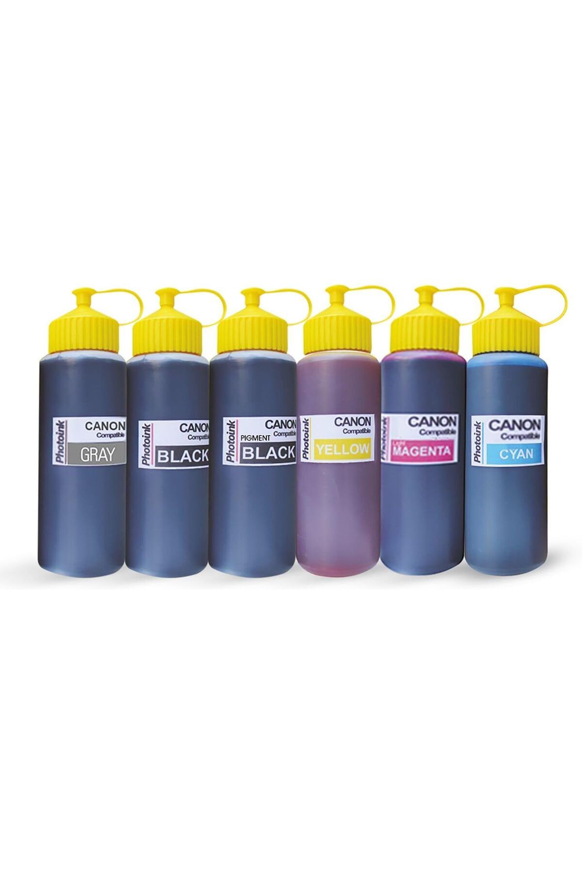 STOREMAX nffashopm 1000Ml Ve 500Ml Canon Uyumlu Photo Ink, 6 Kartuşlu Canon Yazıcılar Için Uyumlu 500 Ml