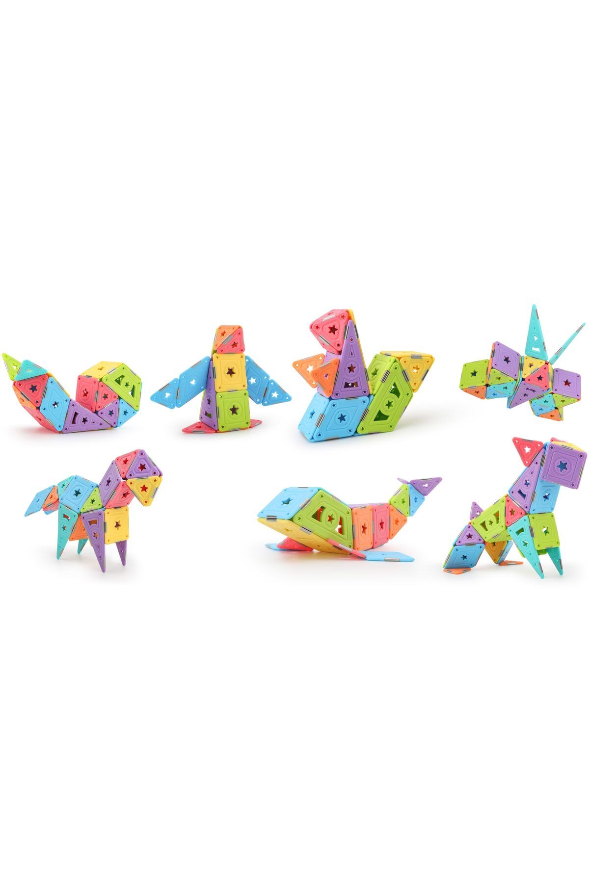 Magspace-Set de constructie magnetic Magspace - Magic kingdom 8