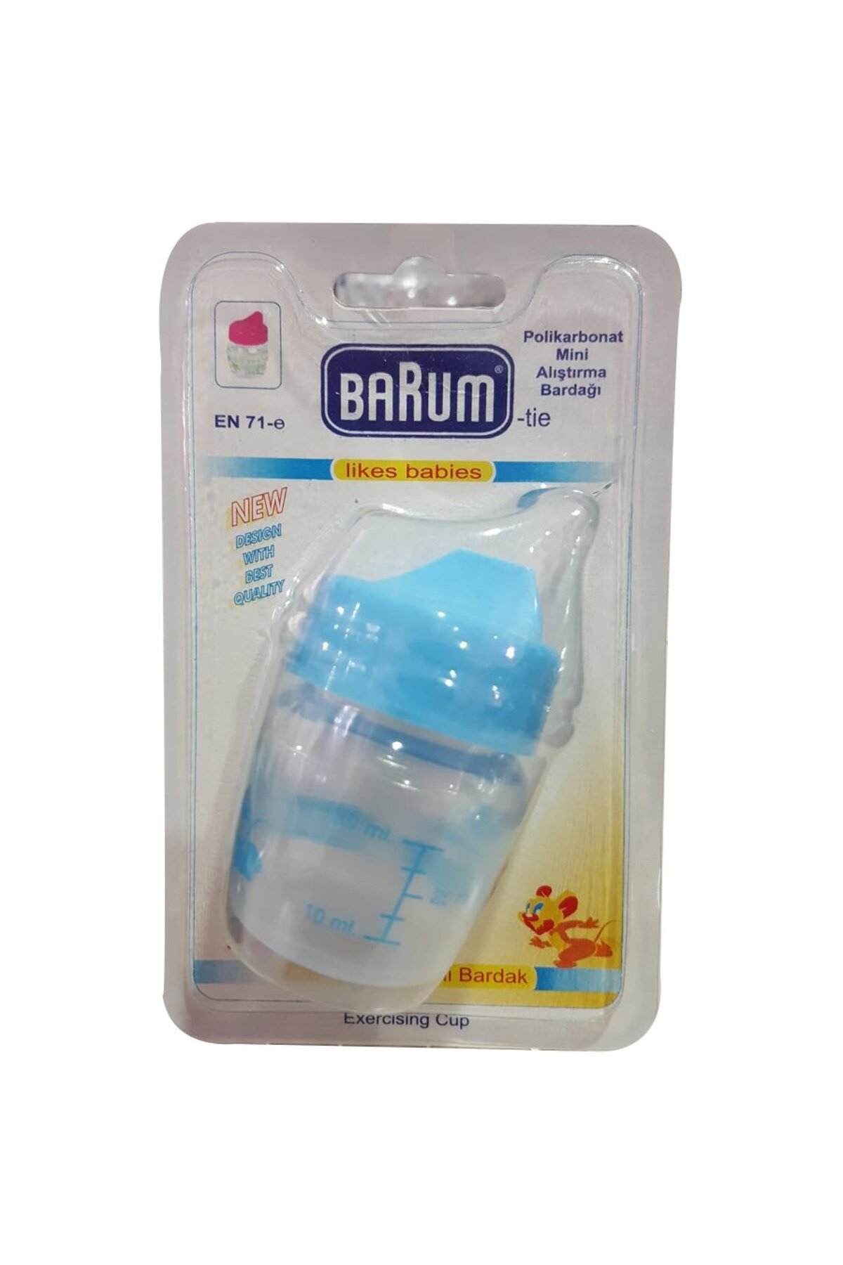 bebegen Barum Polikarbonat Mini Alıştırma Bardağı Mavi fotoğrafı 3 (önizleme)