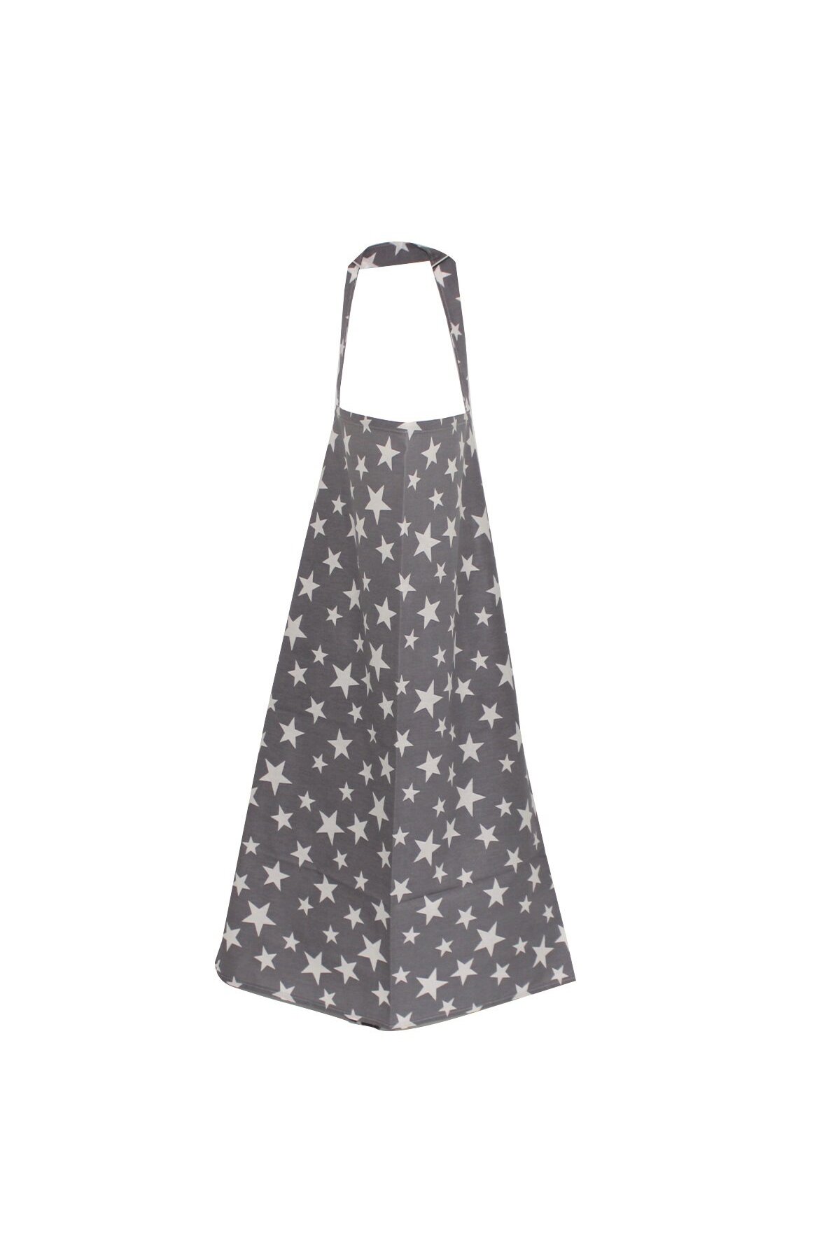 Genel Markalar Gri Beyaz Yıldızlı Emzirme Önlüğü fotoğrafı 2 (önizleme)