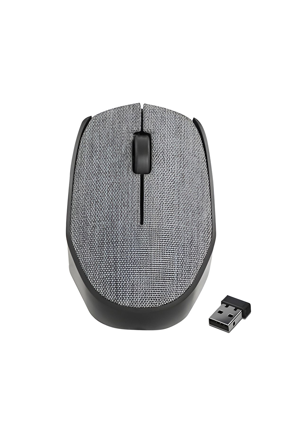 gizmurstore KM-218 USB GRİ 2.4GHZ KUMAŞ YÜZEY KABLOSUZ MOUSE (4767) - GMS2940-4314