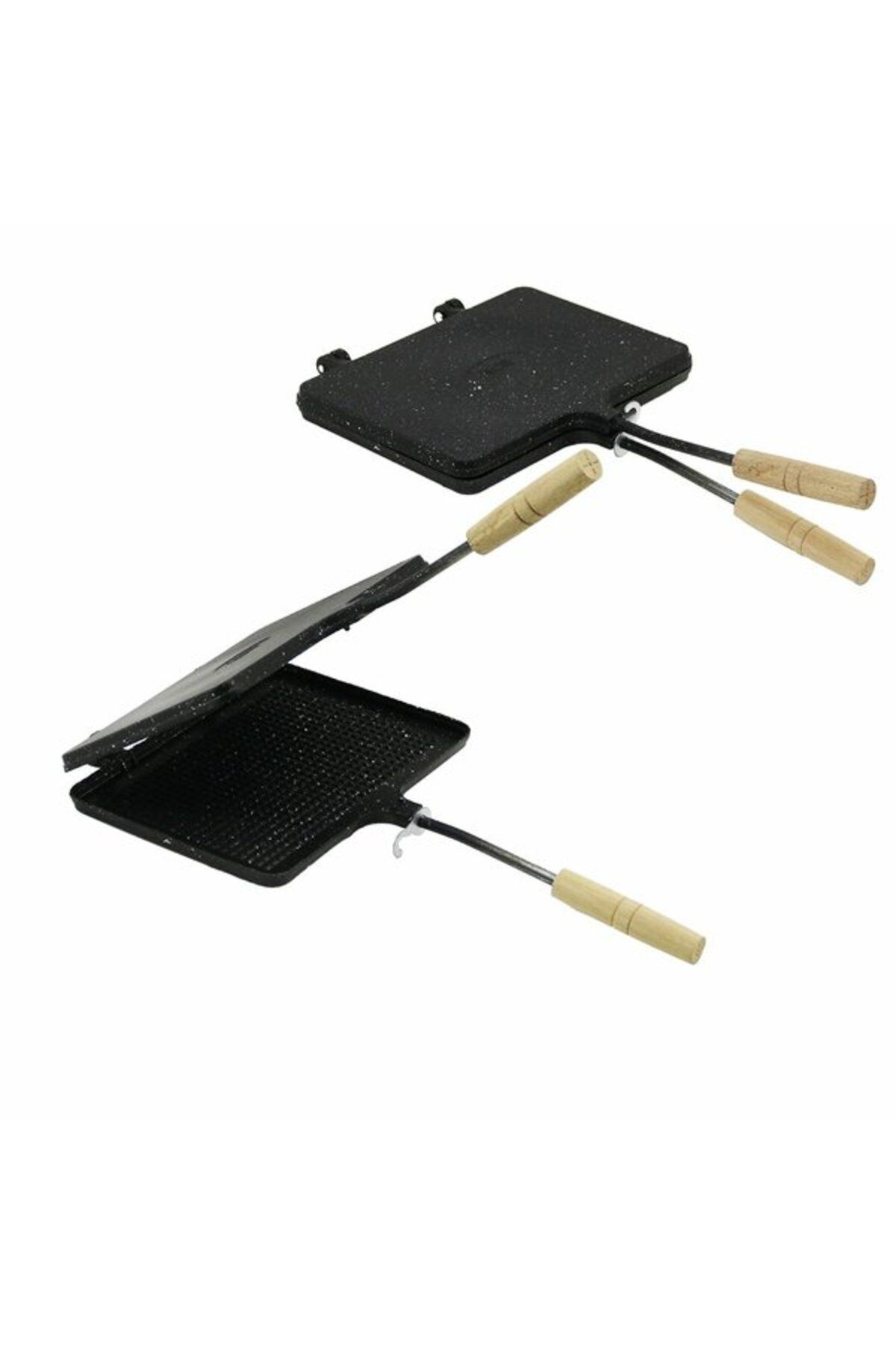 gizmurstore EKO İÇİ DIŞ GRANİT EL TOST MAKİNESİ (4767) - GMS3784-4666