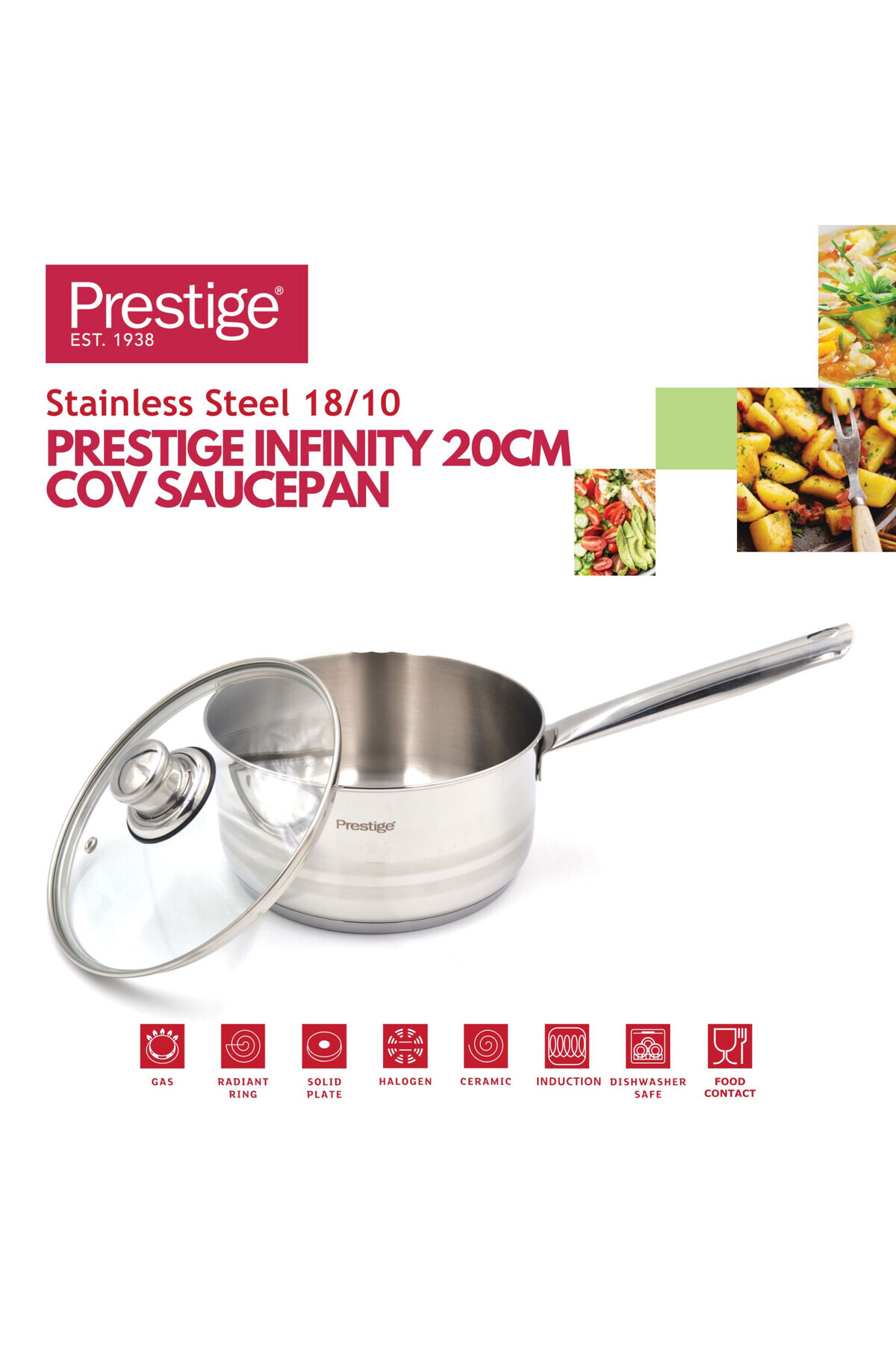 Prestige-INFINITY 16CM COV SAUCEPAN (PR77372) 5