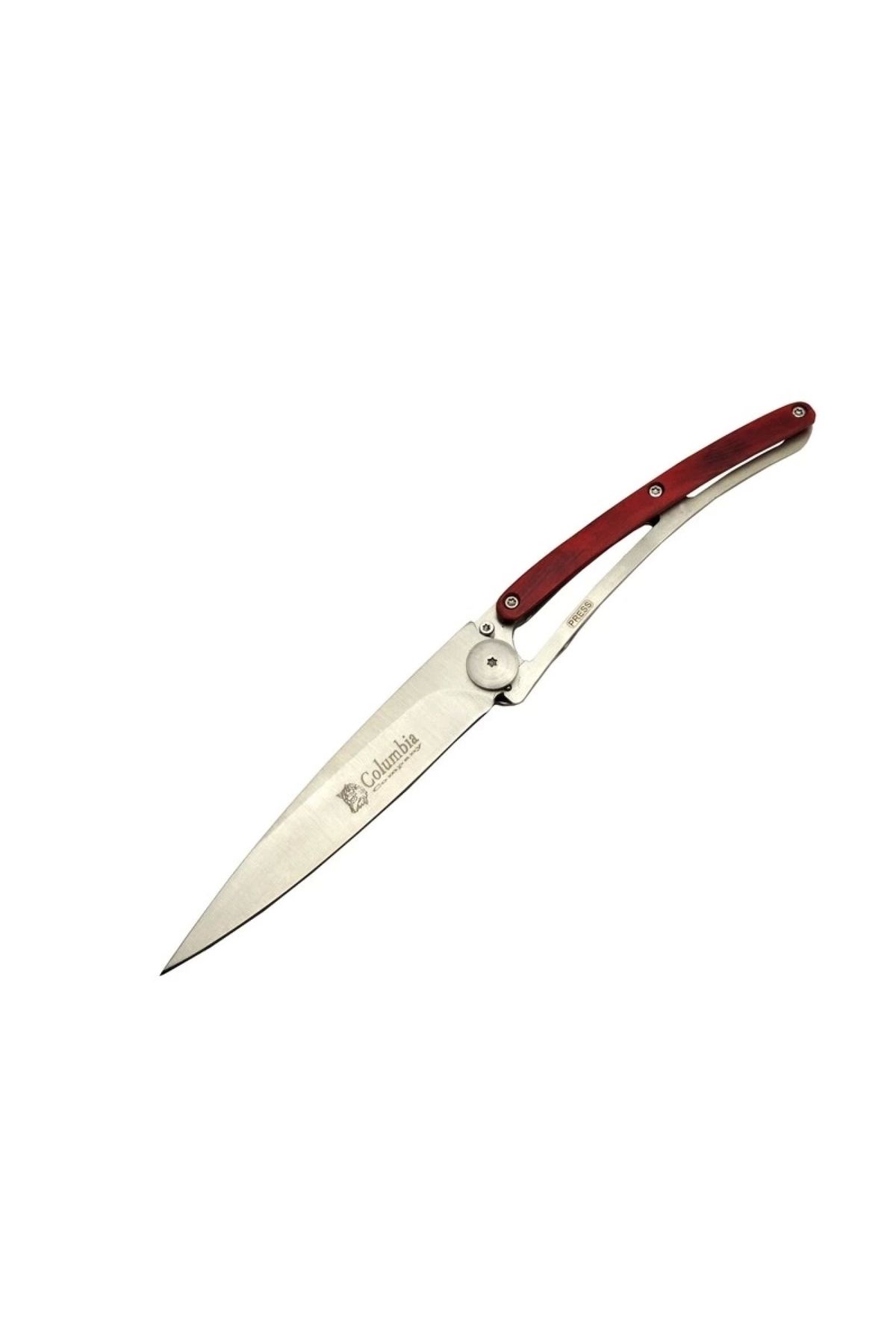 Marsilyan EXT 2990D Deejo Kırmızı Kamp Çakı 22,5cm- Manuel, Ultra Hafif