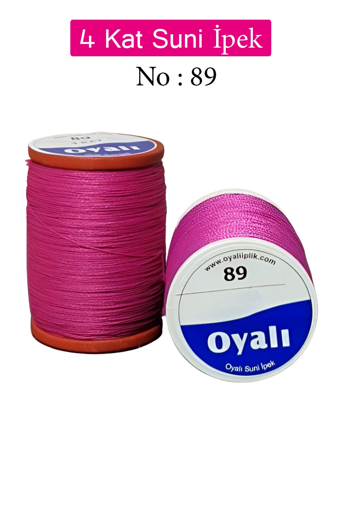 Royaleks Oyalı 4 Kat Suni İpek İplik İğne Oyası Boncuk İpi Tığ Oyası No:89