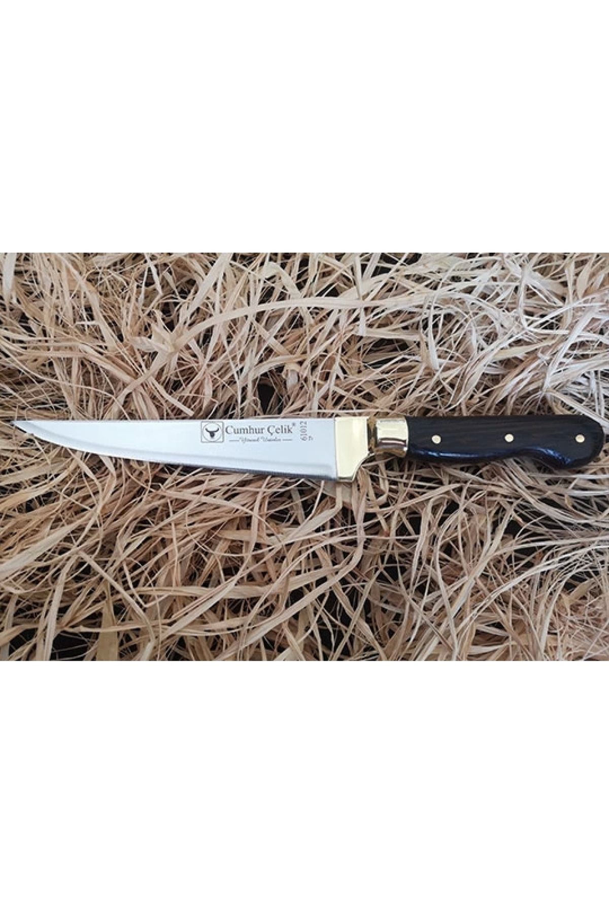 Marsilyan Sürmene Cumhur Çelik 61021 Sivri Kasap Bıçağı, 17 cm, Venge Sap