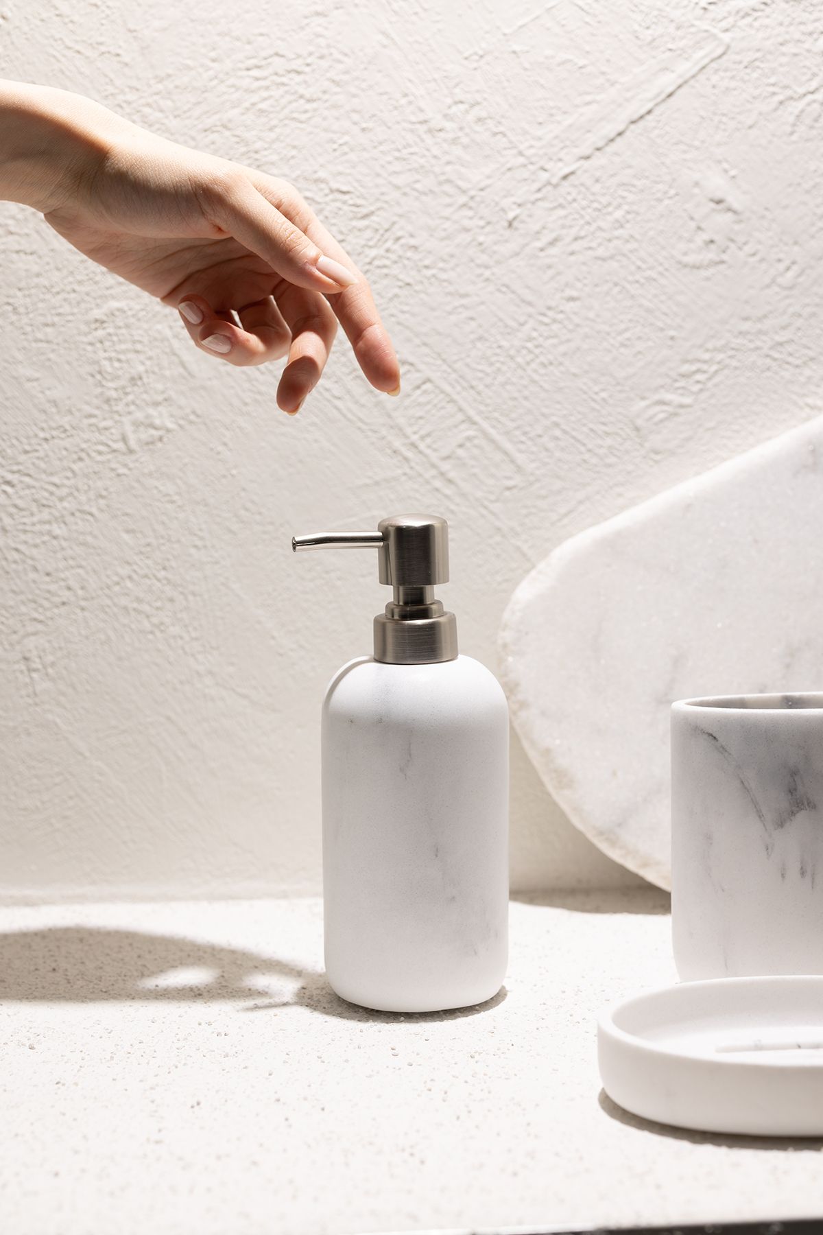 İrya Marble Haze 5 Parça Banyo Aksesuar Seti