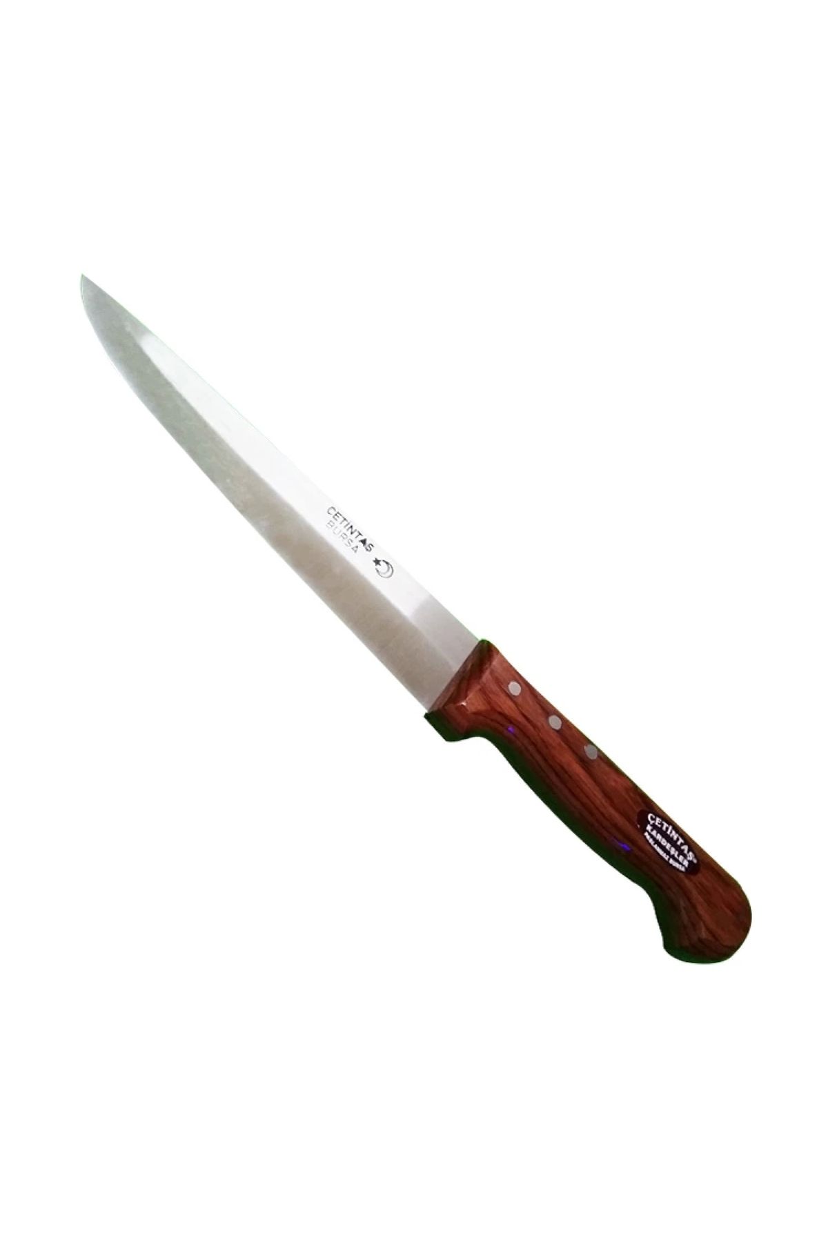 Marsilyan Çetintaş Bursa ve Bıçağı No:4, 21 cm, Ahşap Gül Sap