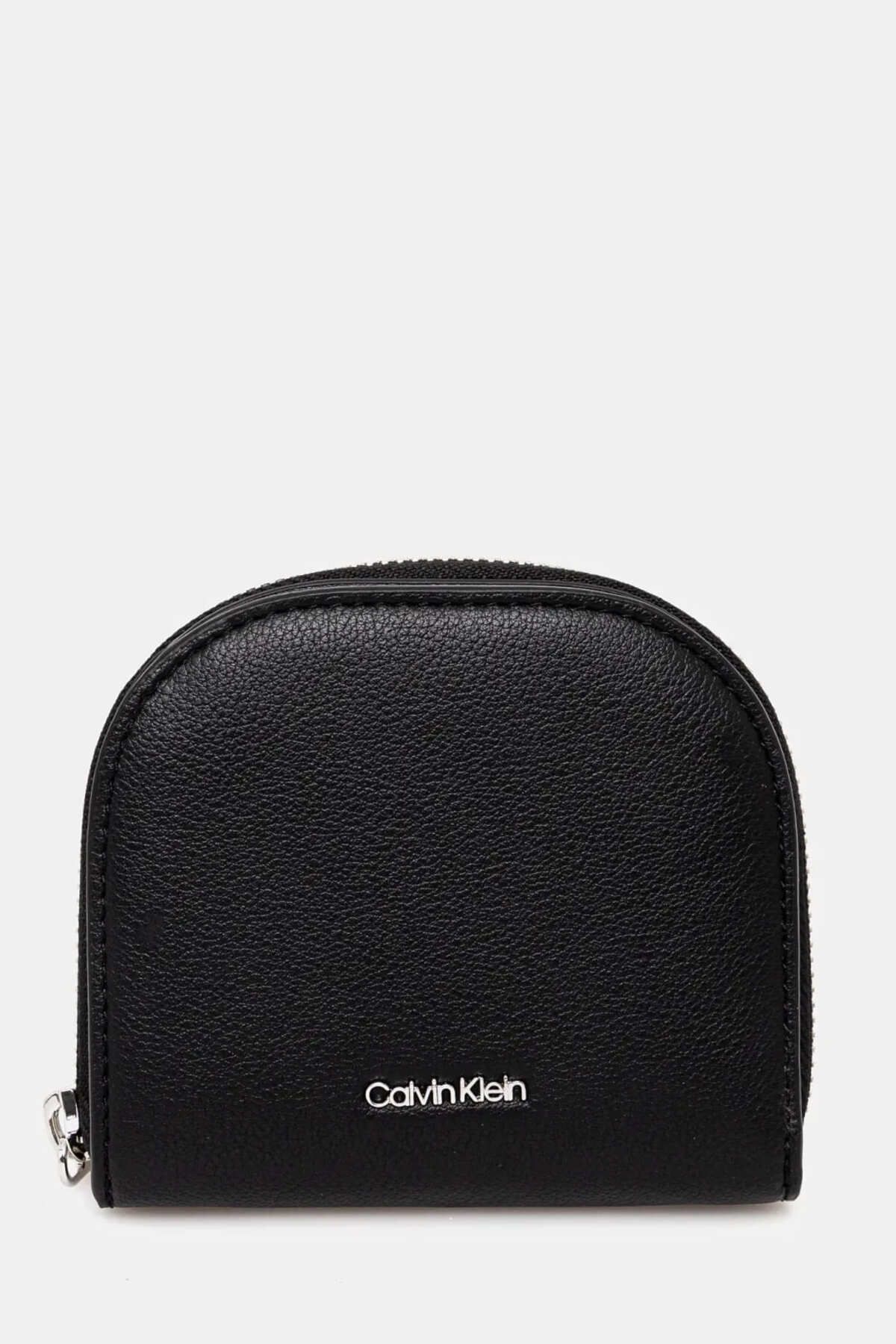 Calvin Klein Kadın Ck Glide Dome Cüzdan - Siyah