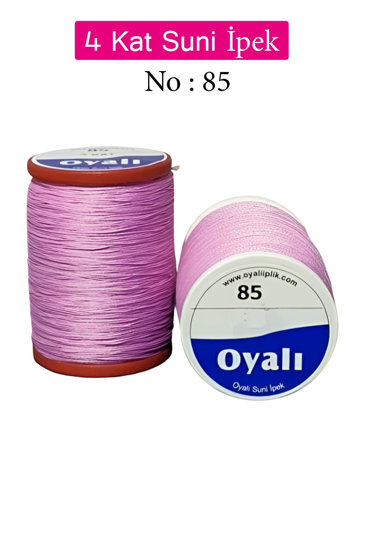 Royaleks Oyalı 4 Kat Suni İpek İplik İğne Oyası Boncuk İpi Tığ Oyası No:85