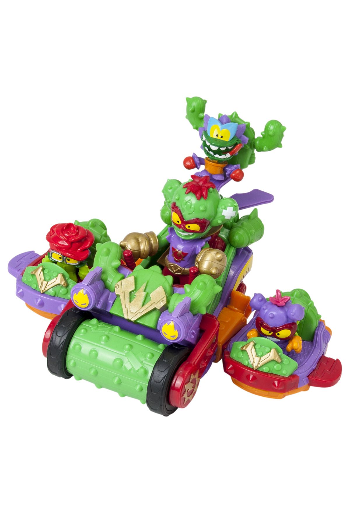 SuperThings-Set de joaca SuperThings - Vehicul Spike Roller Cactus 5