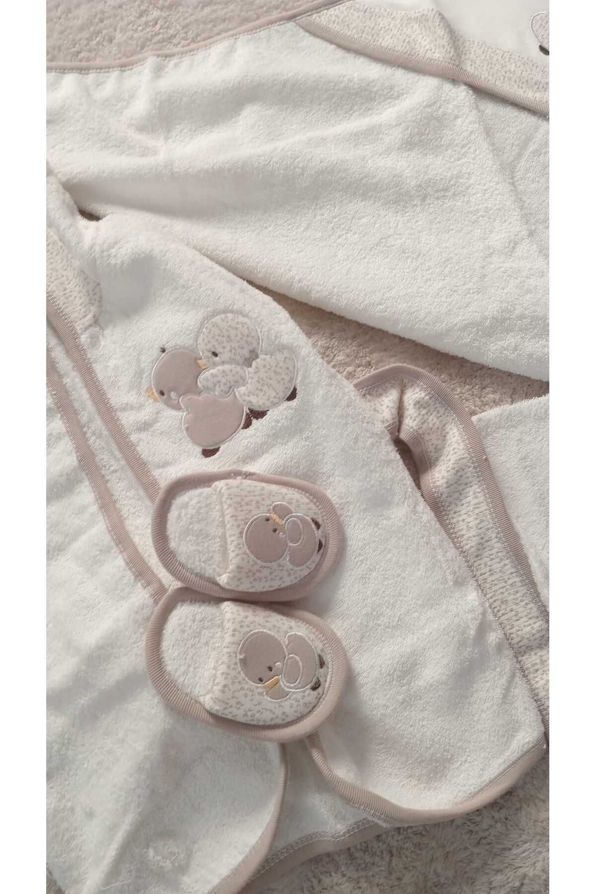 Baby BEBEK BORNOZ SETİ