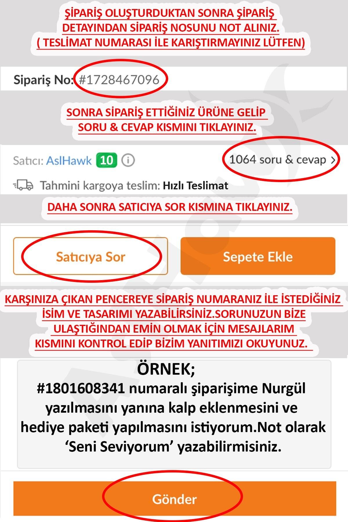 Mhm Collections Kişiye Özel Isimli Baskılı Termos Filtreli 304 Paslanmaz Çelik Çift Katmanlı Sızdırma...