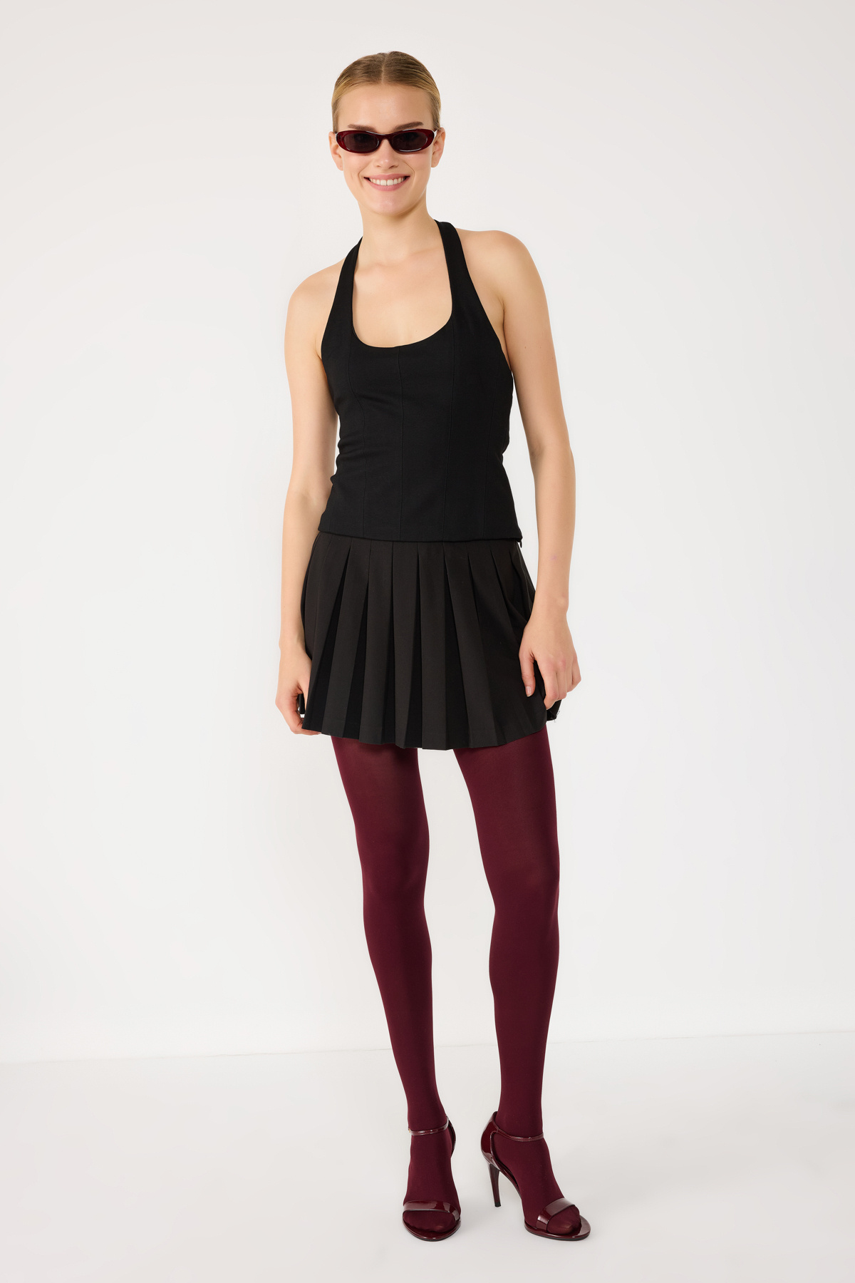 No Matter What-Halter Neck Straight Form Fit Tank Top 2