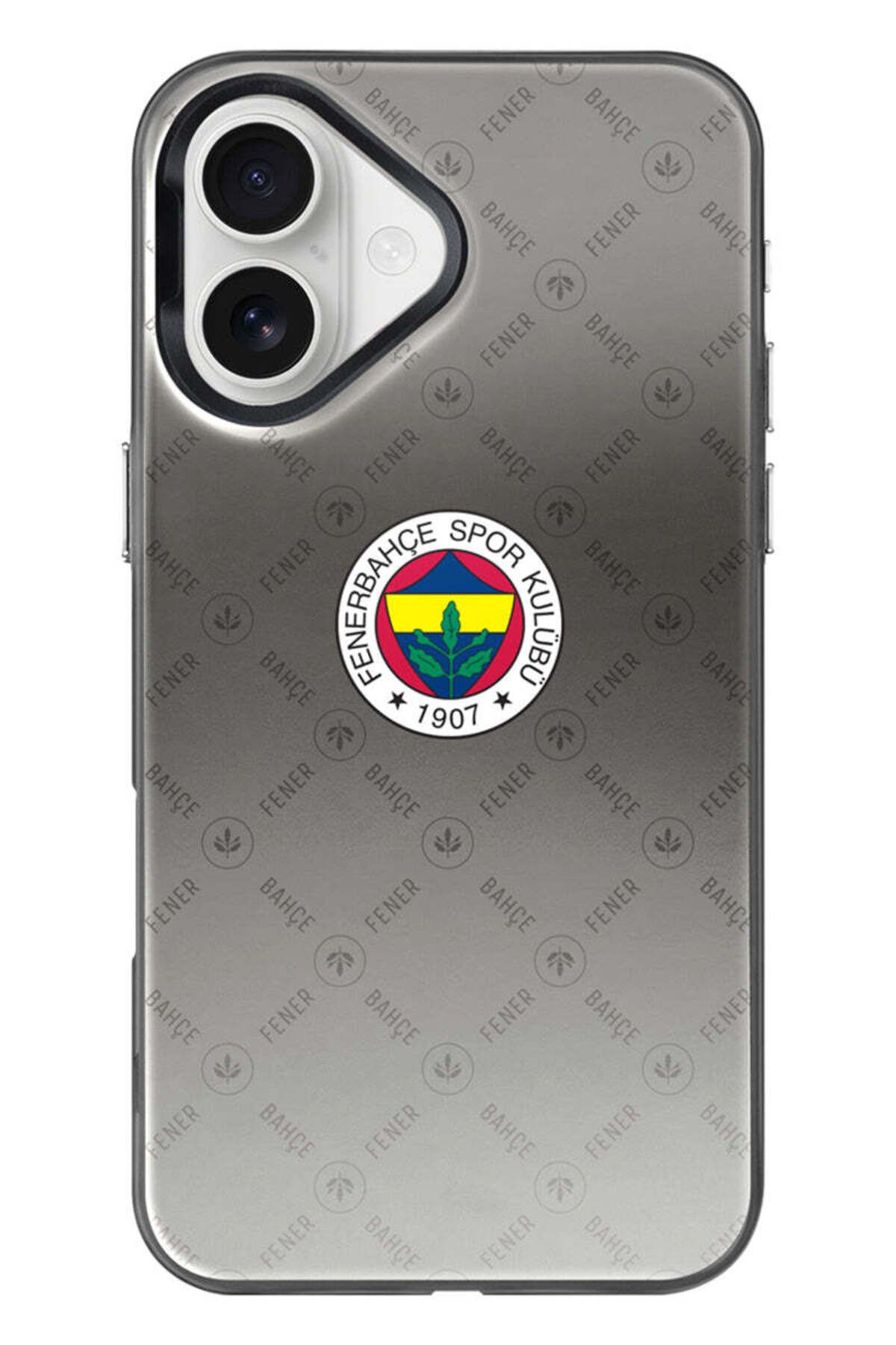 Fenerbahçe iPhone 16 Uyumlu Fenerbahçe Desen Arma Premium Lisanslı Telefon Kılıfı