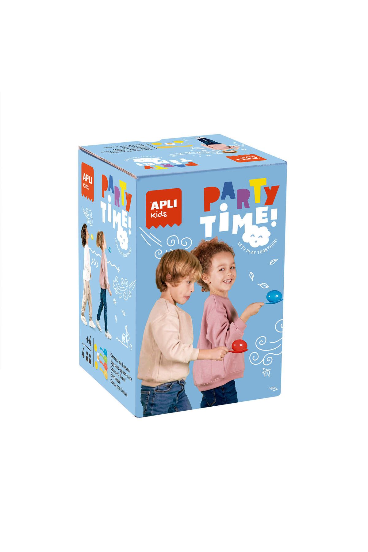 Apli Kids Joc Exterior, Cursa Cu Oua In Lingura, Din Plastic, 12 Piese, +4 Ani - One Size