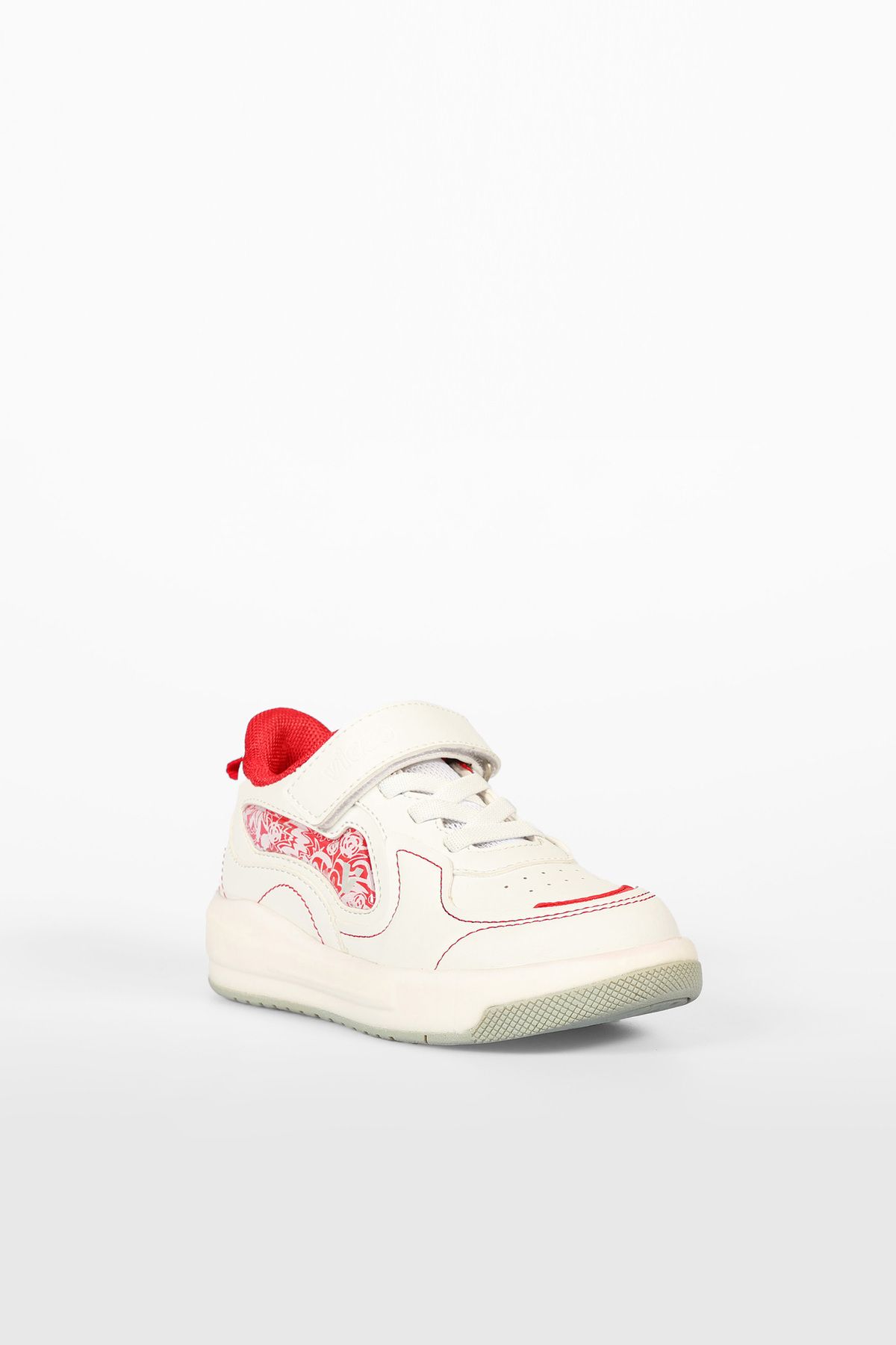 Vicco-Disnew Lighted Girls Preschool White Sneaker 3