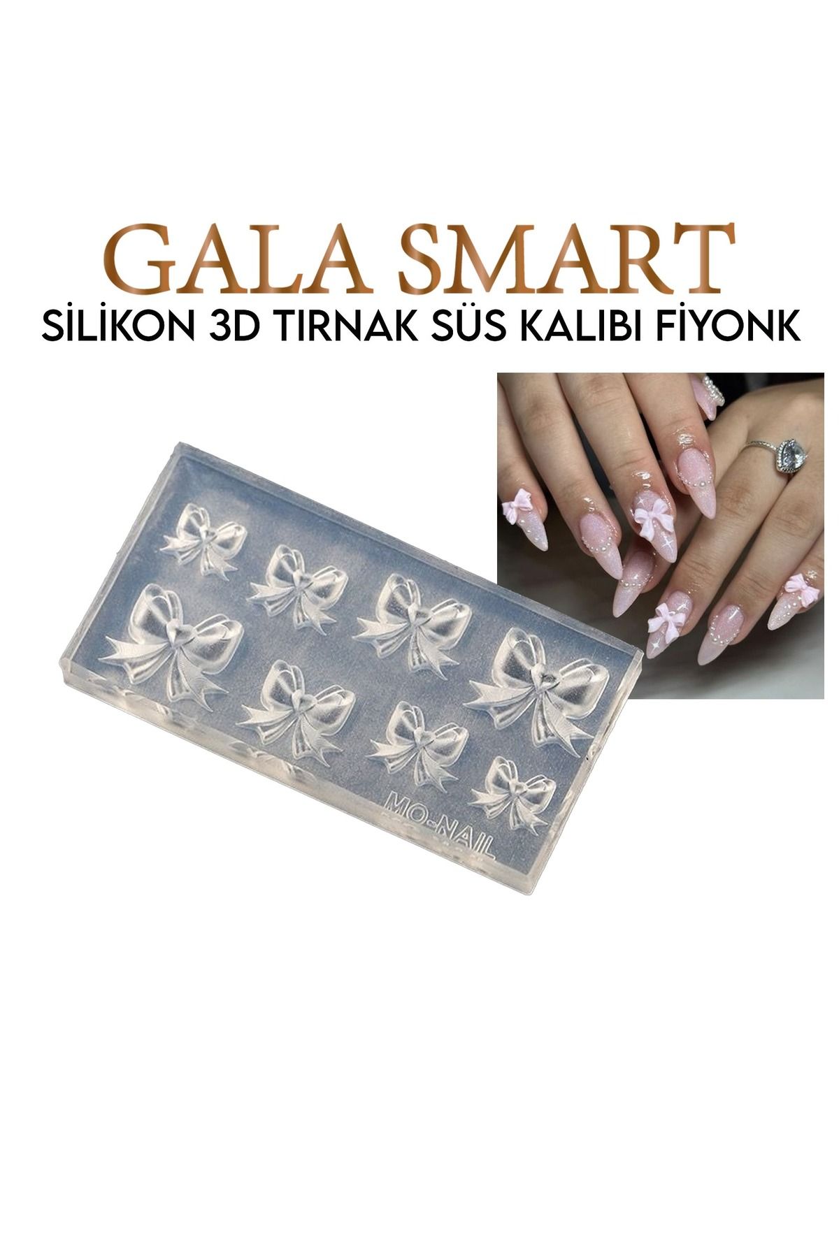 gala smart 3D Silikon Tırnak Süs Kalıbı