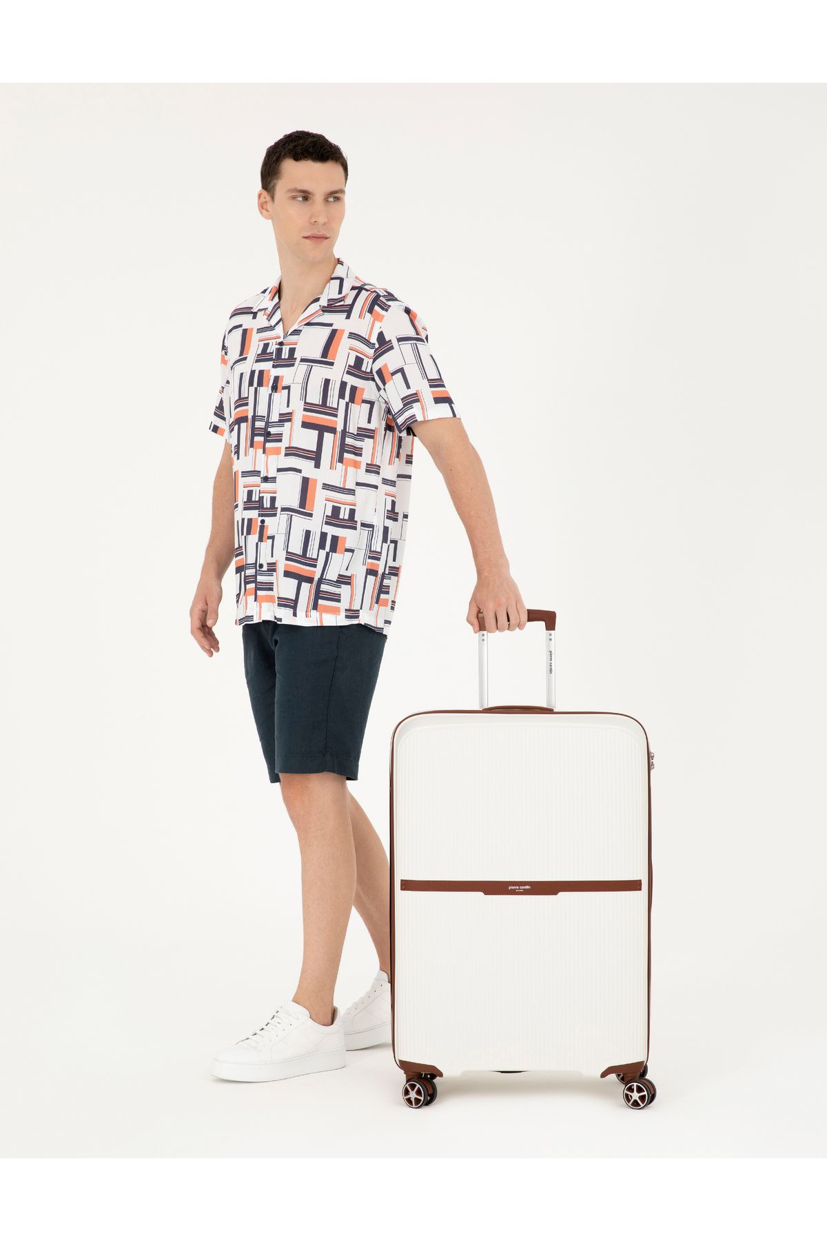 Pierre Cardin Bej Büyük Boy Valiz 50294164-VR011