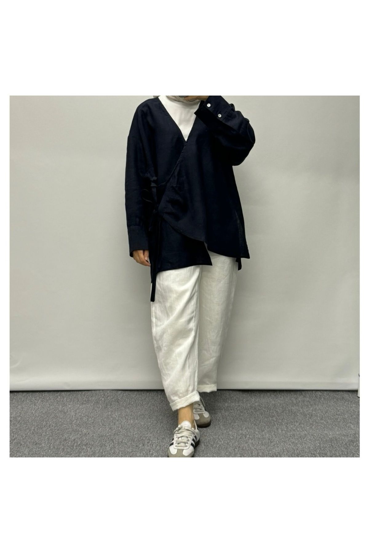 yeap collection Yansan Bağcıklı Kimono