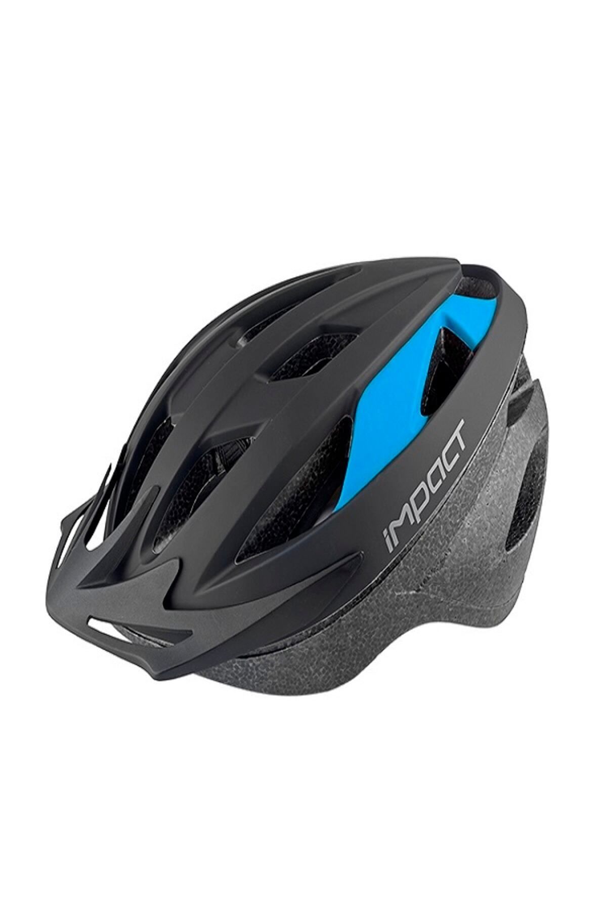 Mhm Collections Kask - Vernıon, Işıklı, Siyah-mavi, L
