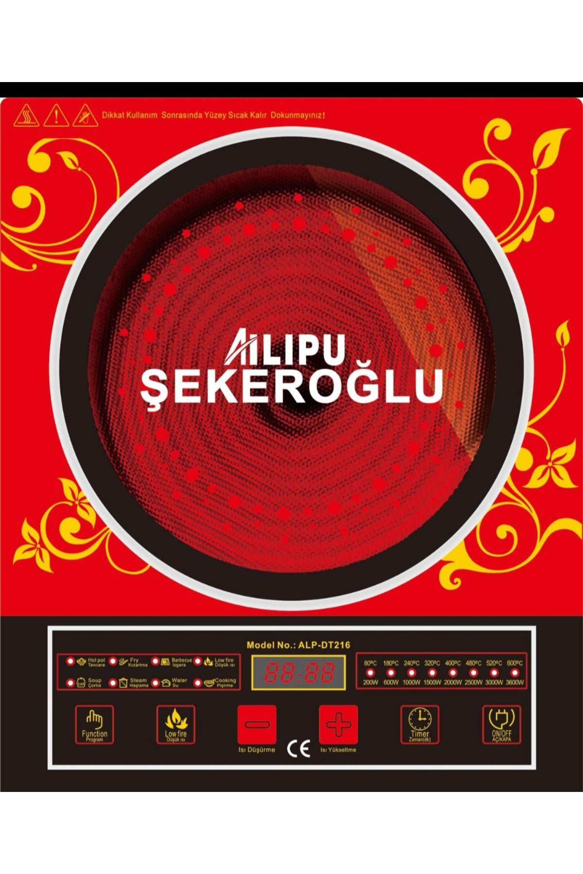 ALİBU Tüm tencerelere uyumlu lazer oçak