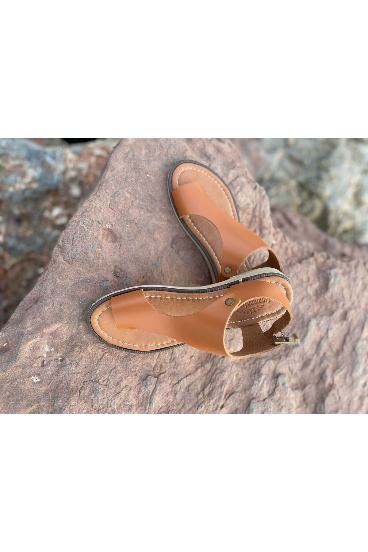 SummerLegend DERİ SANDALET