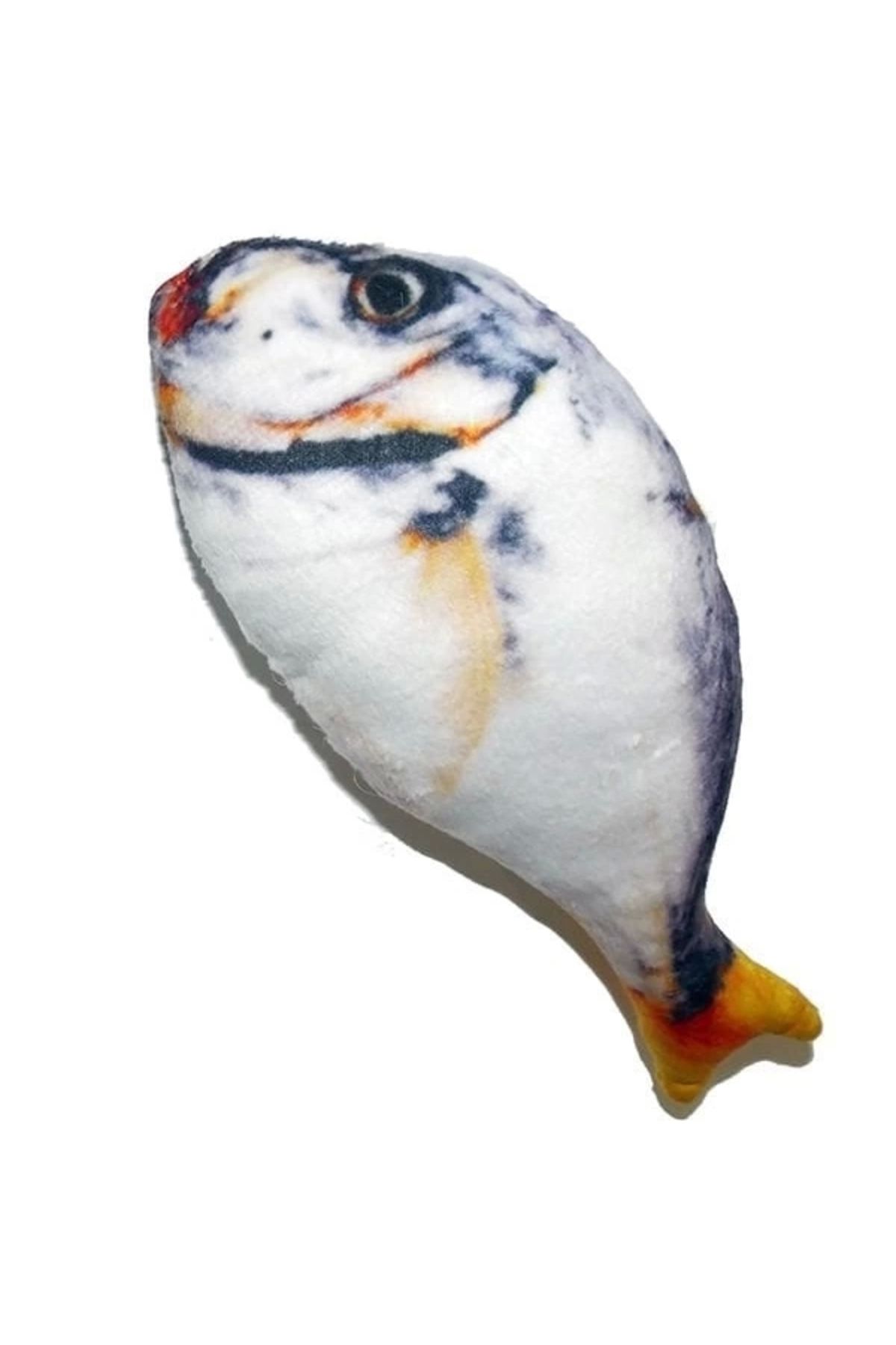 YNT İthalat Eastland Peluş Çipura Şeklinde Kedi Oyuncağı 19 Cm