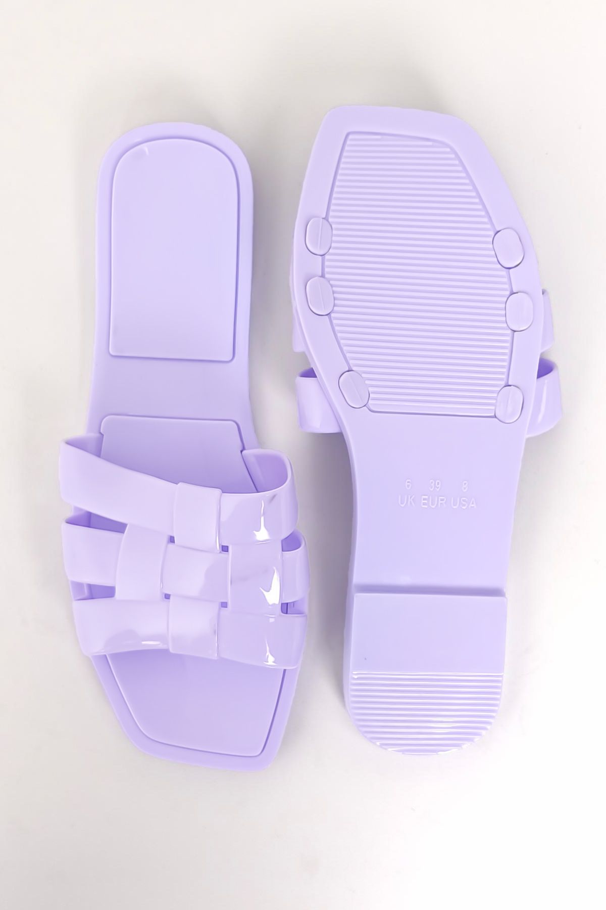 YOYOSO-Square Toe Slippers Purple 39 2