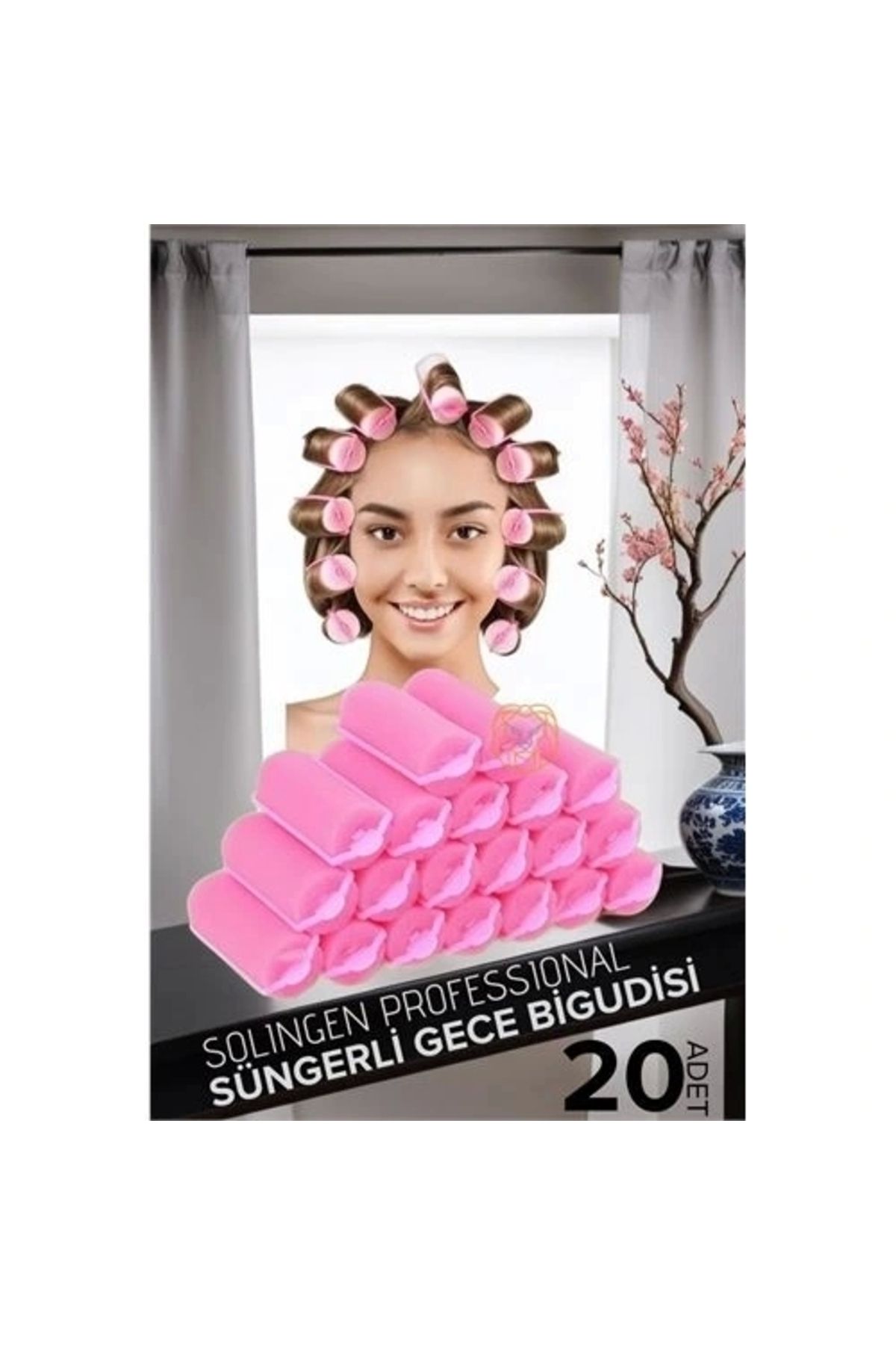 STOREMAX Süngerli Gece Bigudisi 3 cm 20 Adet Solingen Professional