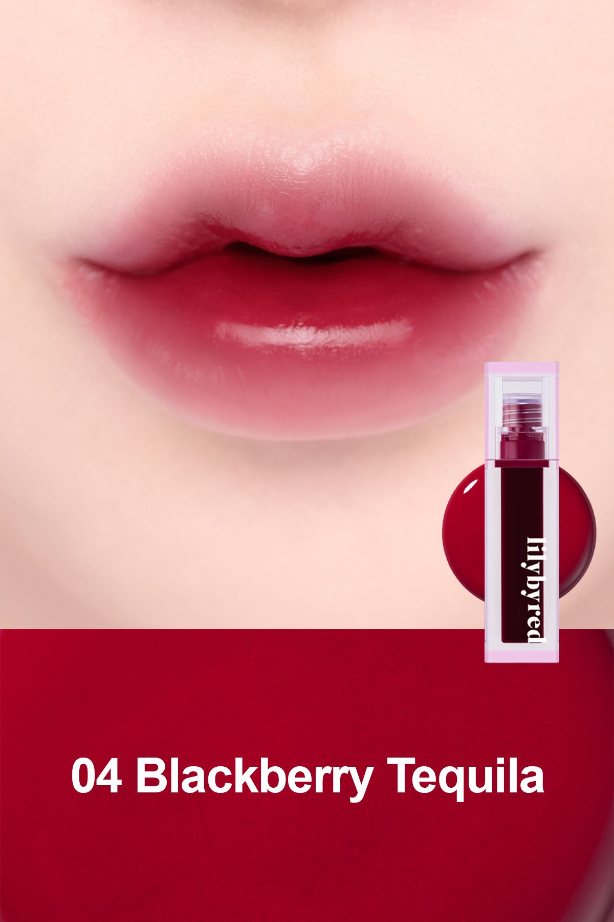 lilybyred Juicy Liar Water Tint / Uzun Süre Kalıcı Parlak Nemli Görünüm Tinti- 04 Blackberry Tequila