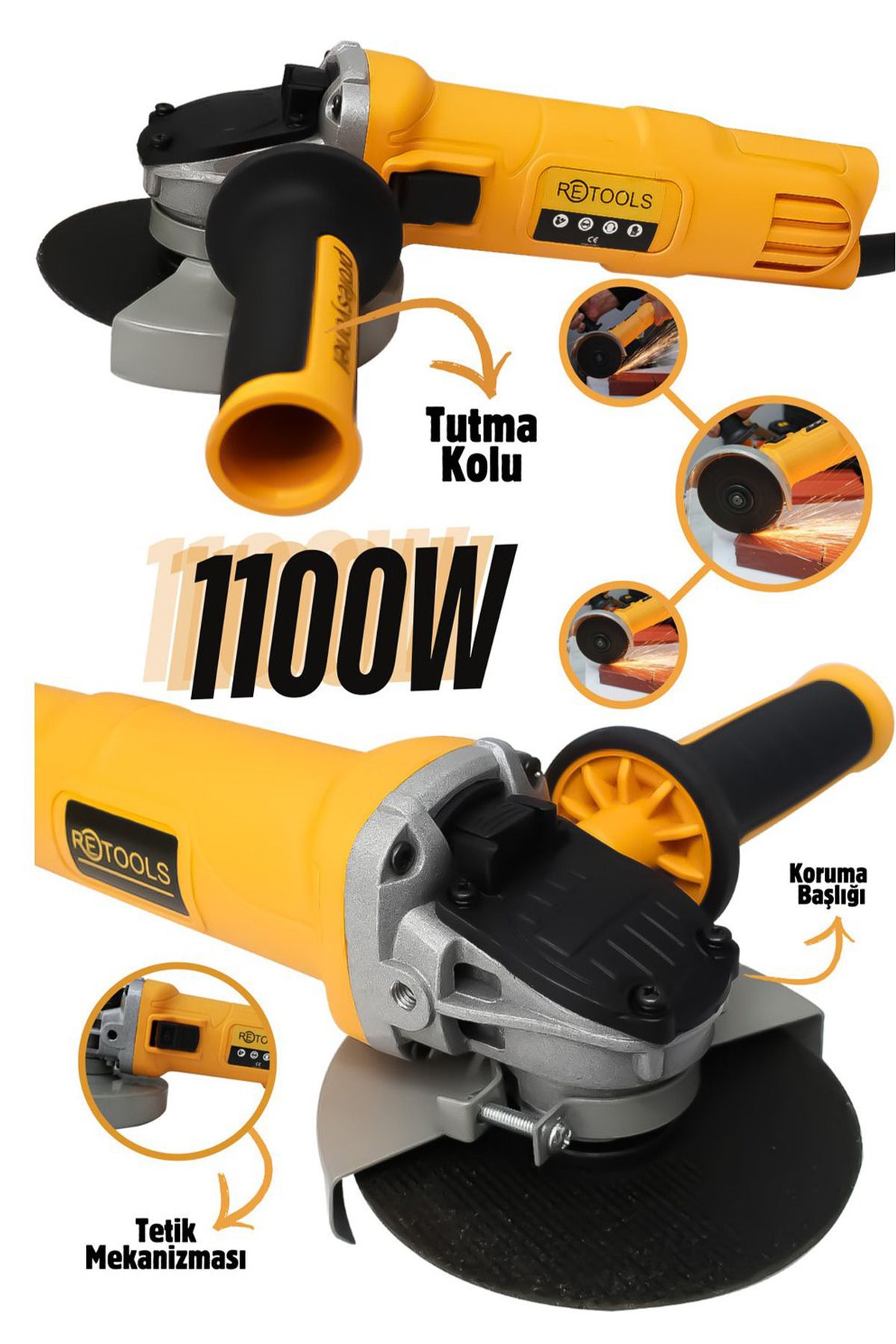 RETOOLS 115 MM DEVİRLİ SPİRAL
