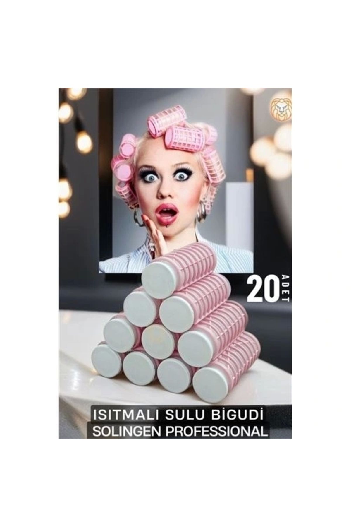 STOREMAX Isıtmalı Sulu Bigudi 2.5 cm 20 Adet Solingen Professional