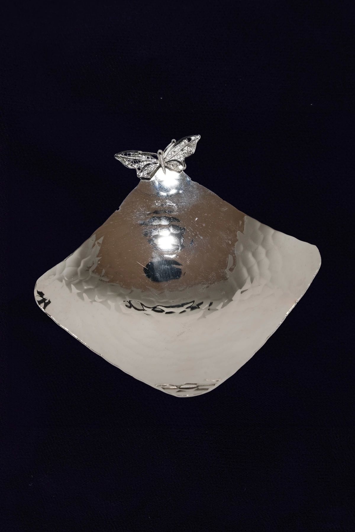 Ayşegül Yıldırım Old New ALBA Metal Oval Ayaklı Kase