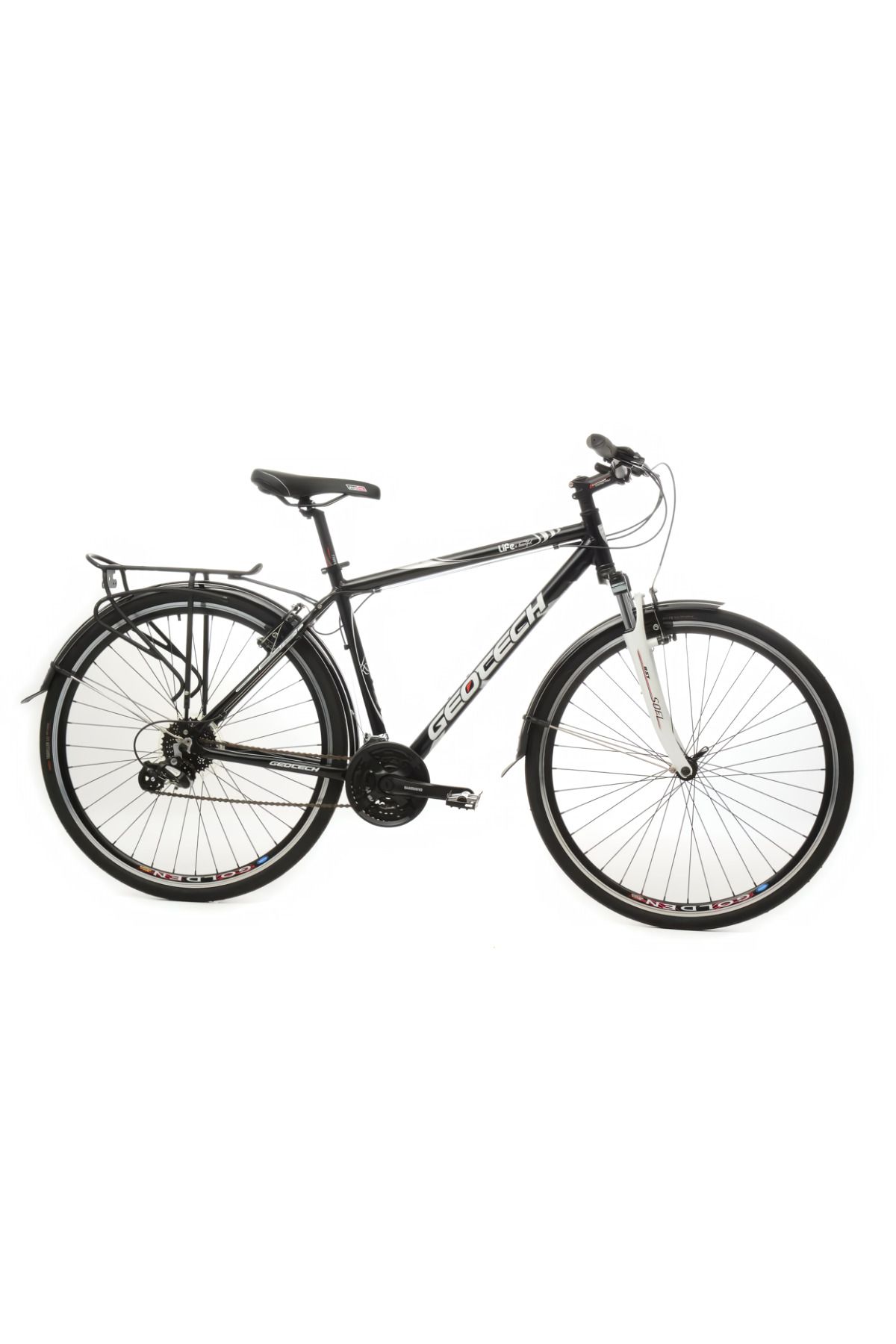 Geotech Life 28 Jant Şehir/Tur Bisikleti - Siyah - 48 cm