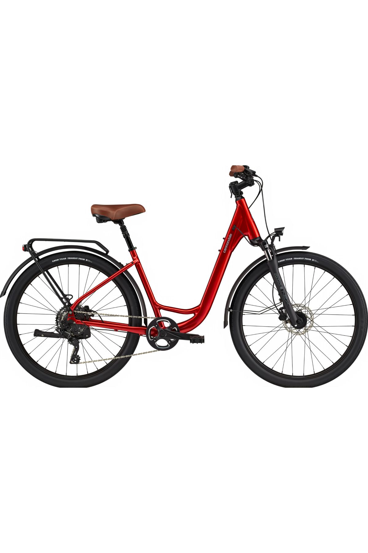 Cannondale Adventure EQ Şehir Tur Bisikleti - Kırmızı - 45 CM