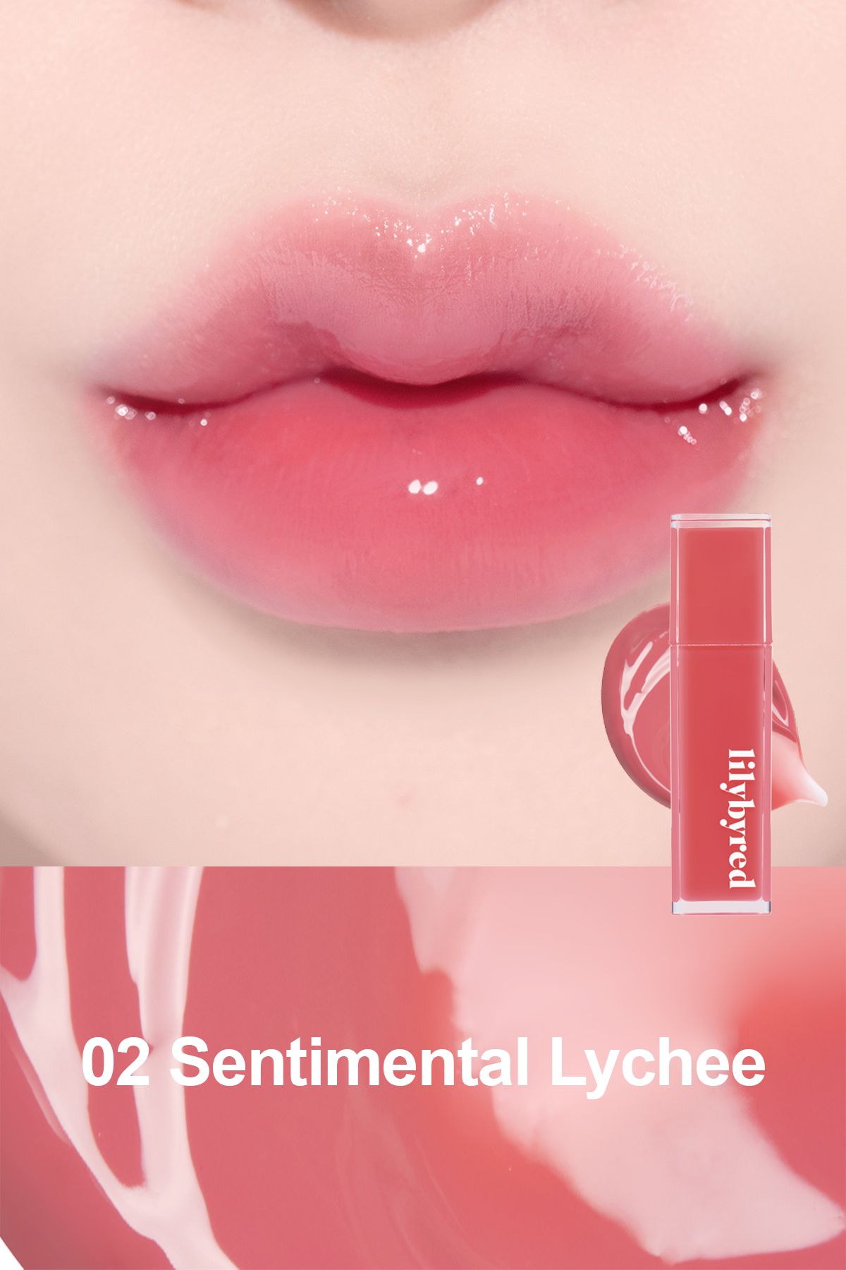 lilybyred Bloody Liar Coating Tint / Uzun Süre Kalıcı Parlak Dudak Tinti - 02 Sentimental Lychee