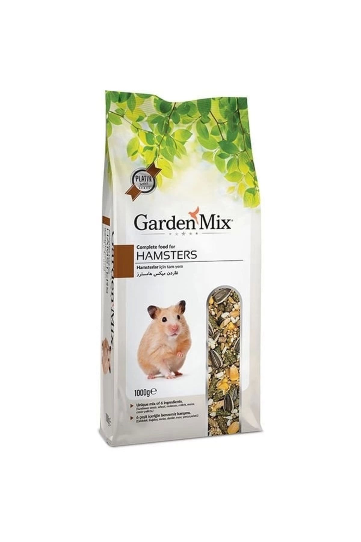 YNT İthalat Garden Mix Hamster Yemi Platin 1000 Gr
